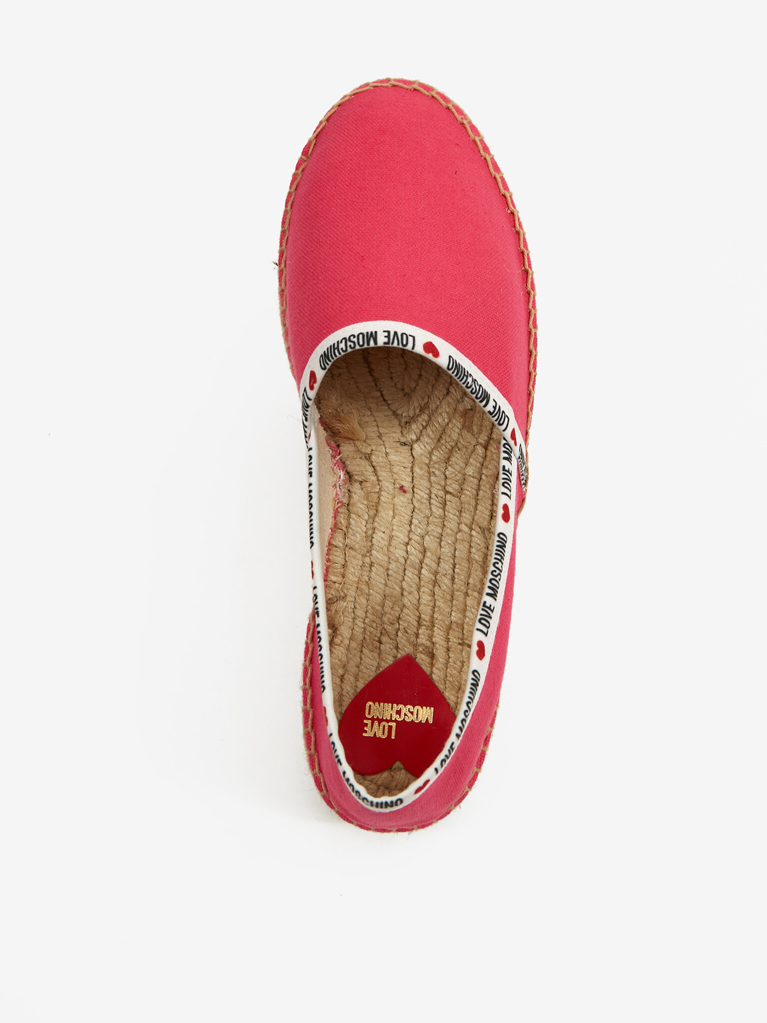 Love Moschino Espadrilky Růžová - Pepit.cz