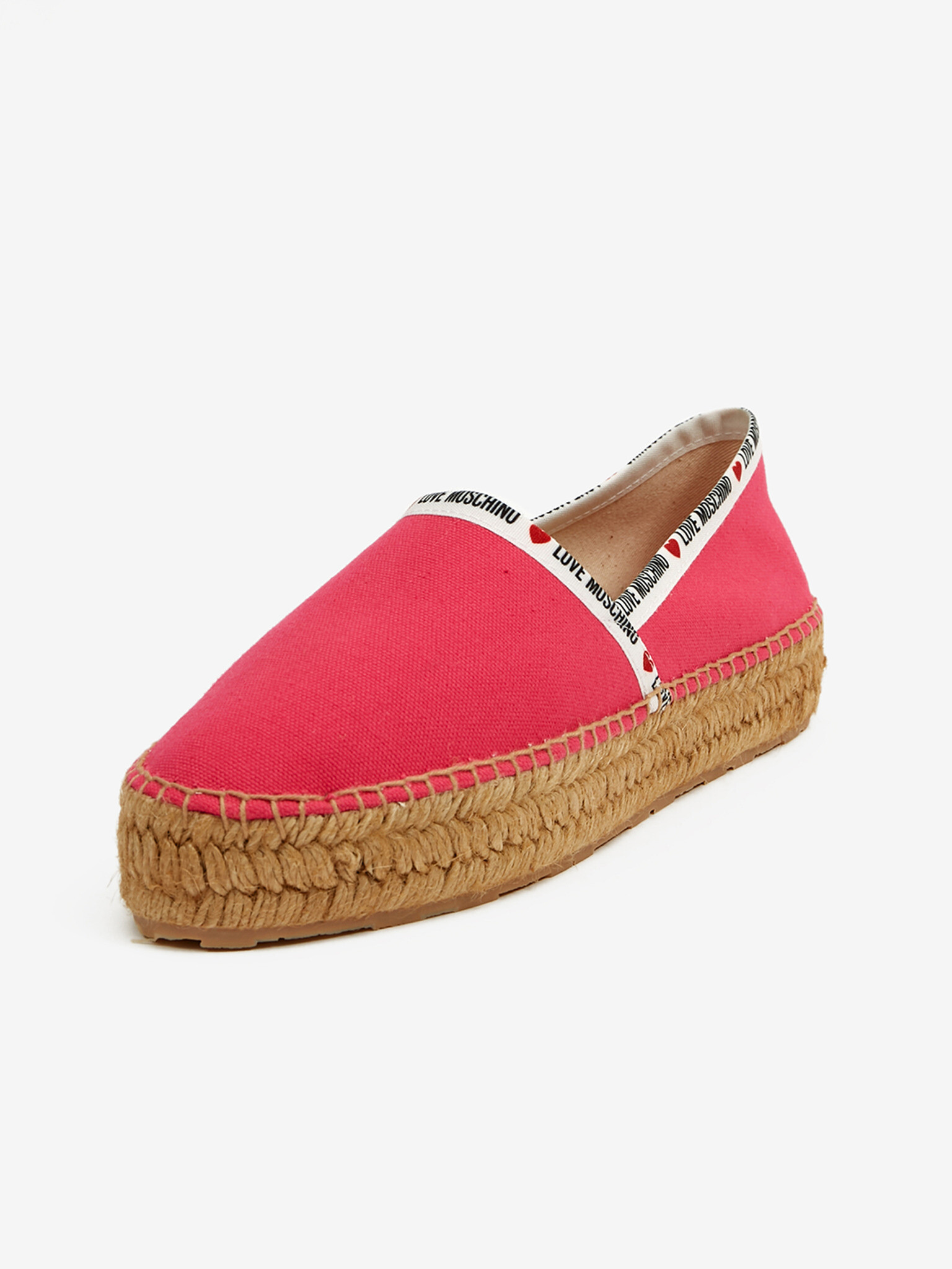 Love Moschino Espadrilky Růžová - Pepit.cz