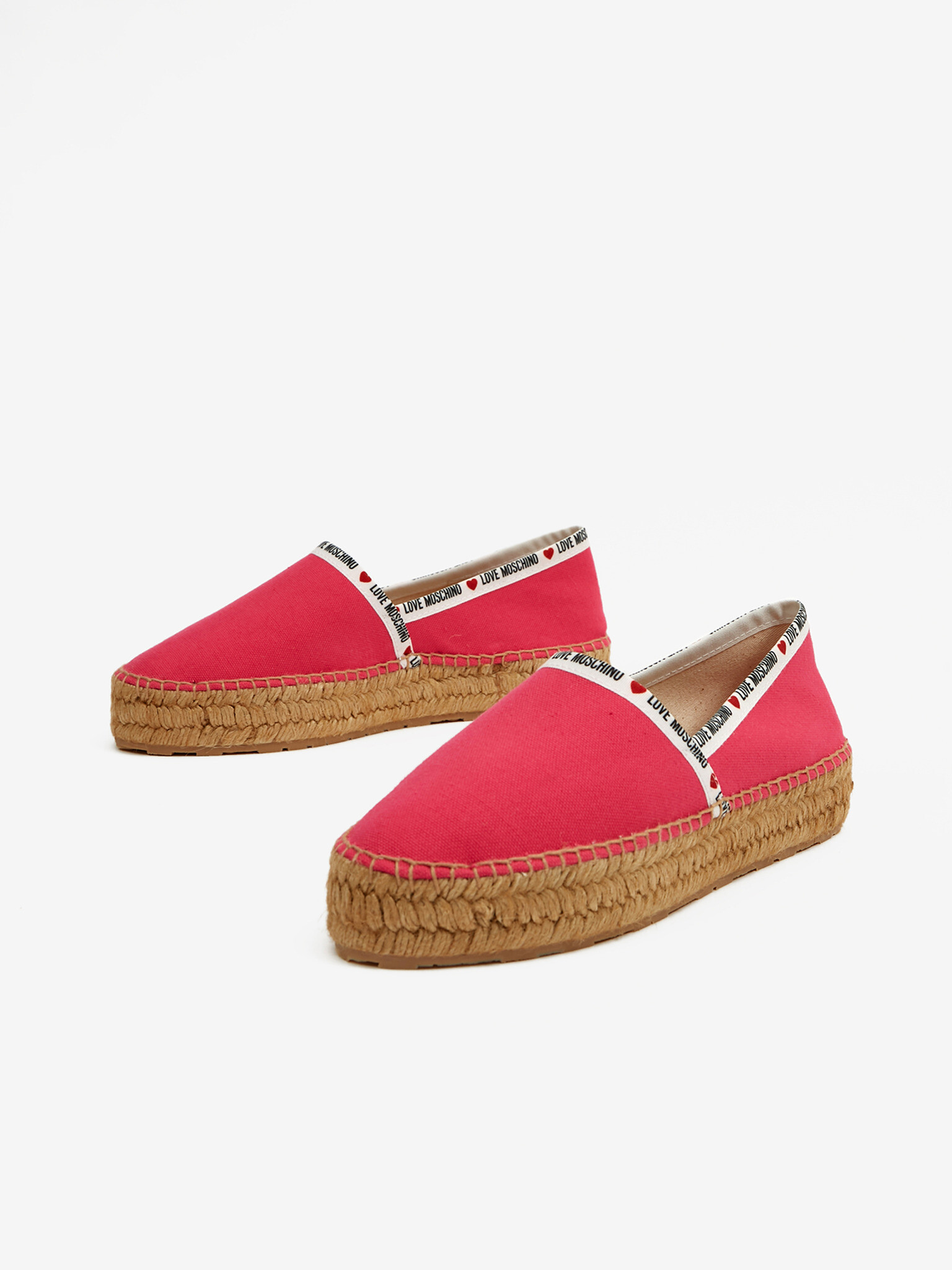 Love Moschino Espadrilky Růžová - Pepit.cz