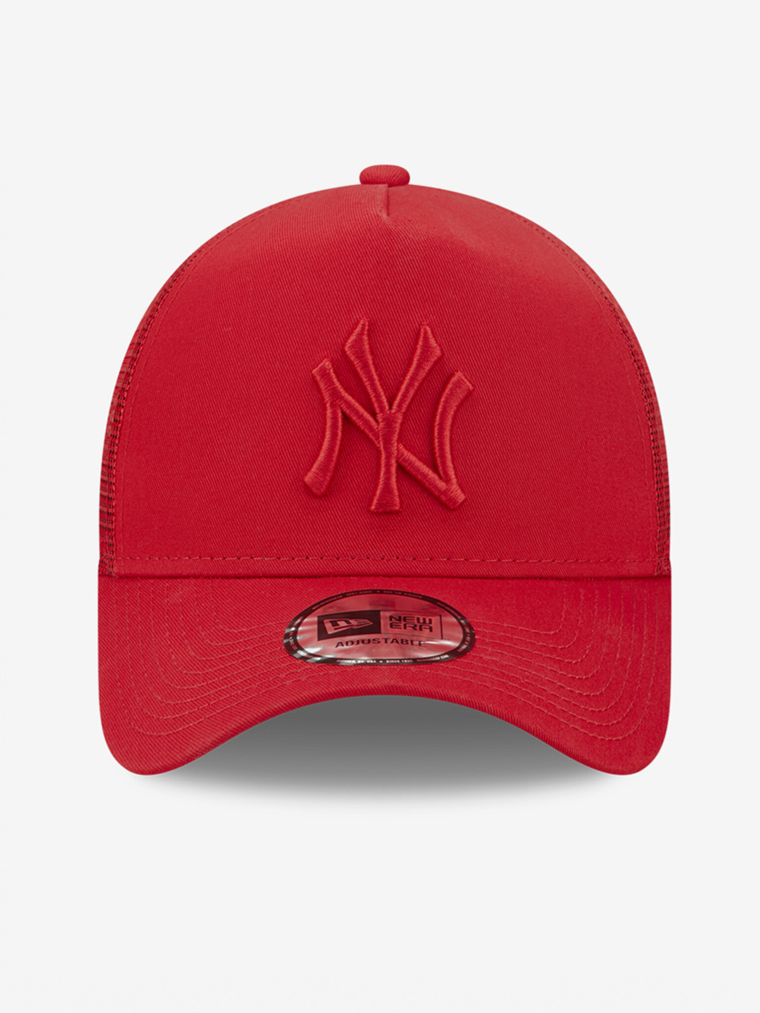 New Era New York Yankees Tonal Mesh A-Frame Trucker Kšiltovka Červená - Pepit.cz