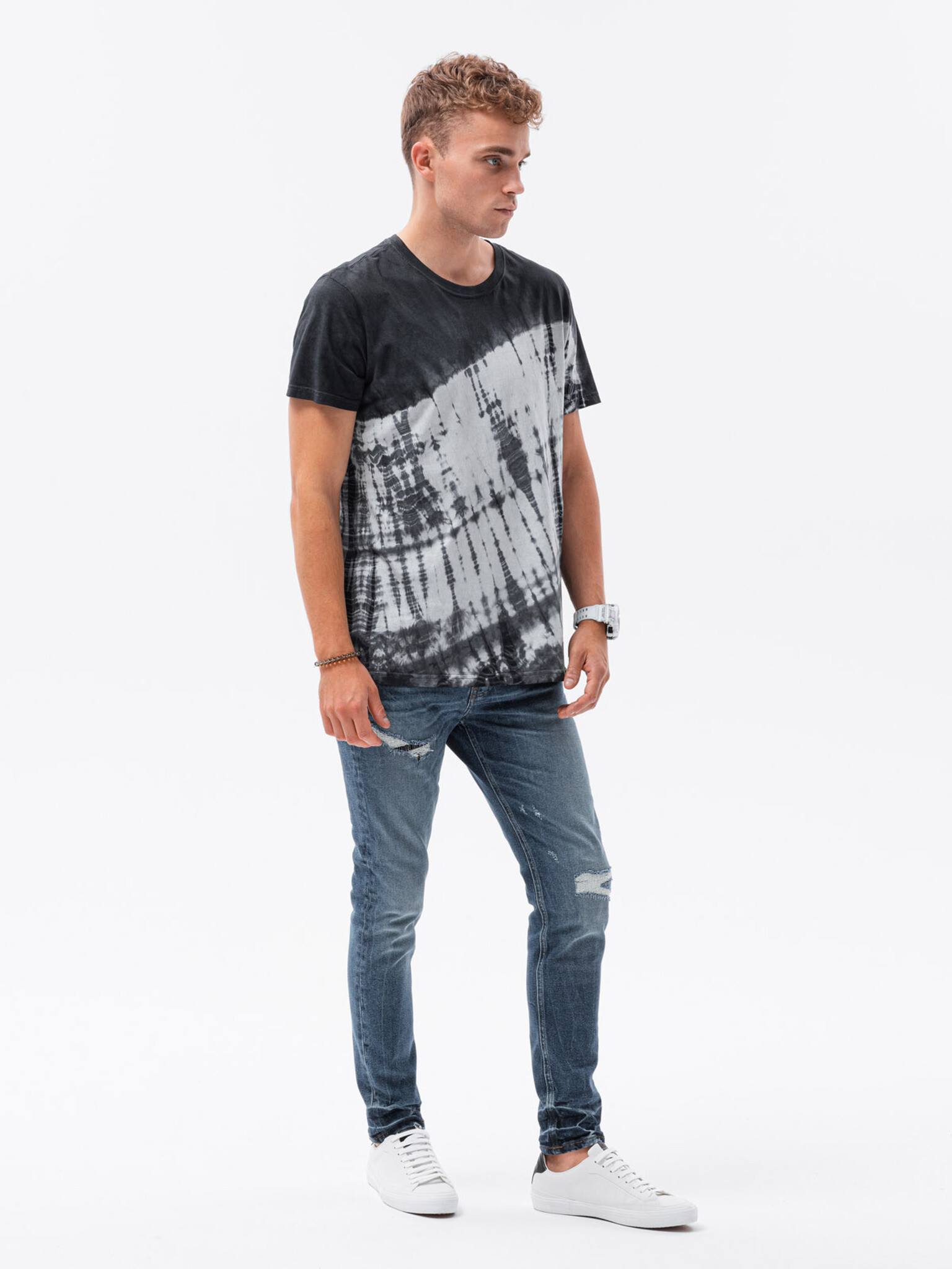 Ombre Clothing Triko Šedá - Pepit.cz