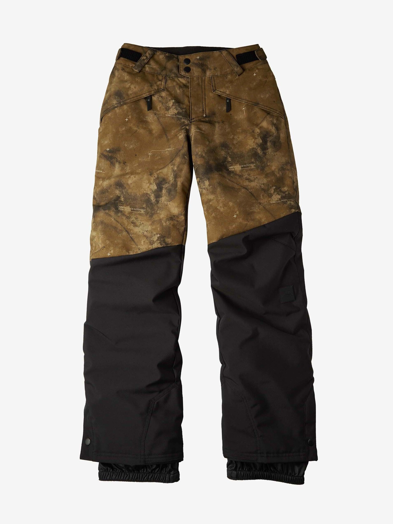 O'Neill Anvil Colorblock Pants Kalhoty dětské Hnědá - Pepit.cz