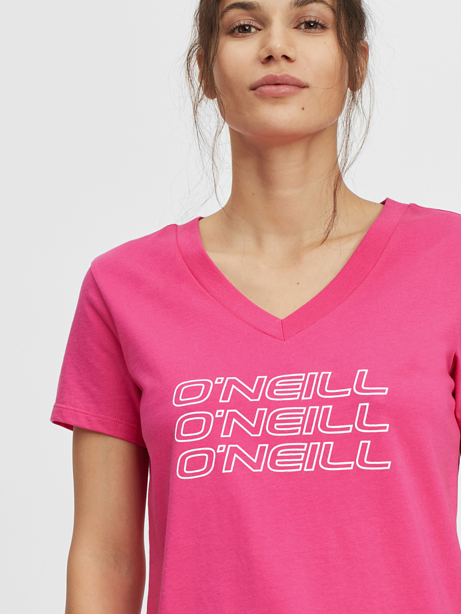 O'Neill Triple Stack V-Neck Triko Růžová - Pepit.cz