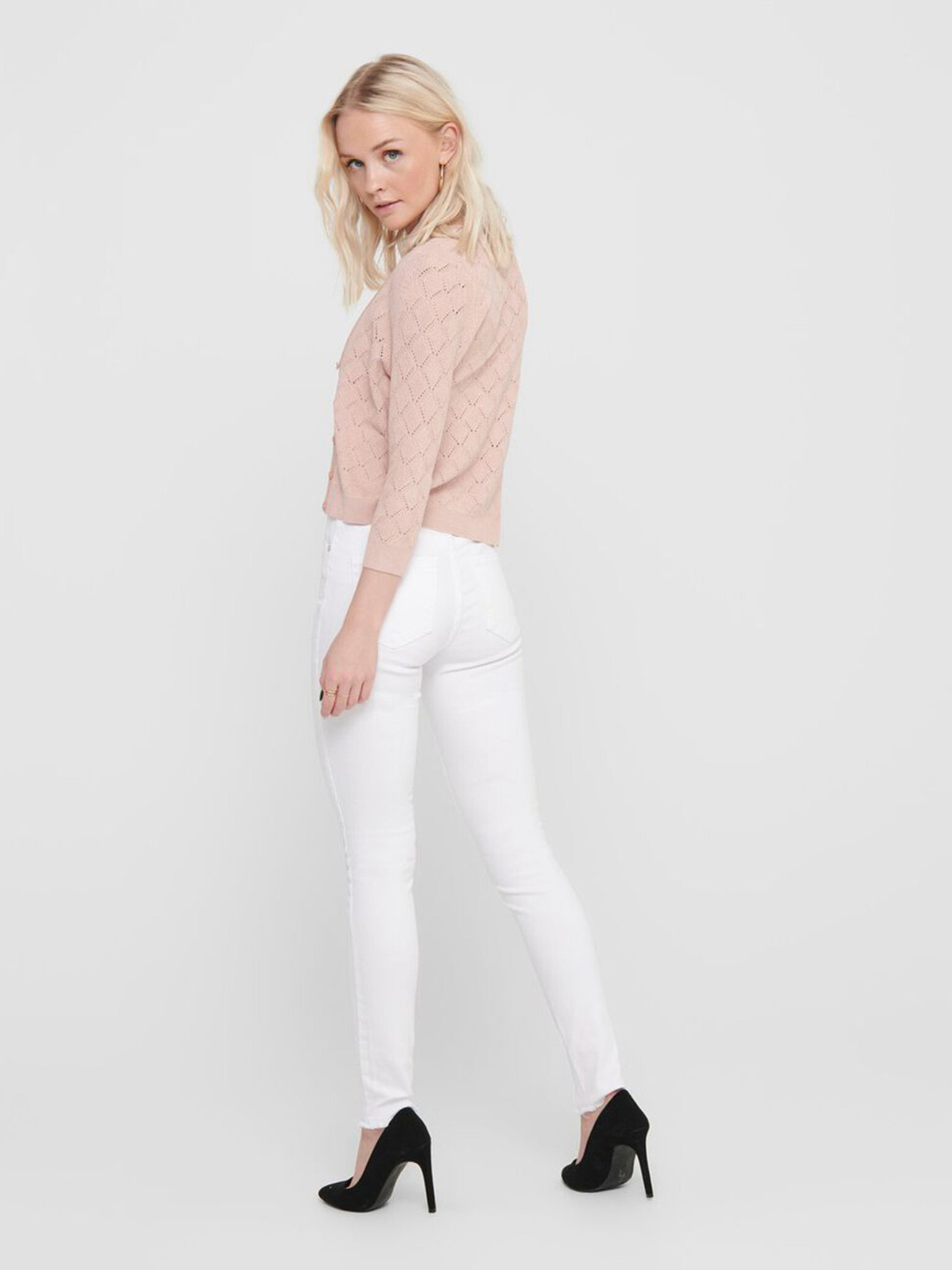 ONLY Blush Jeans Bílá - Pepit.cz