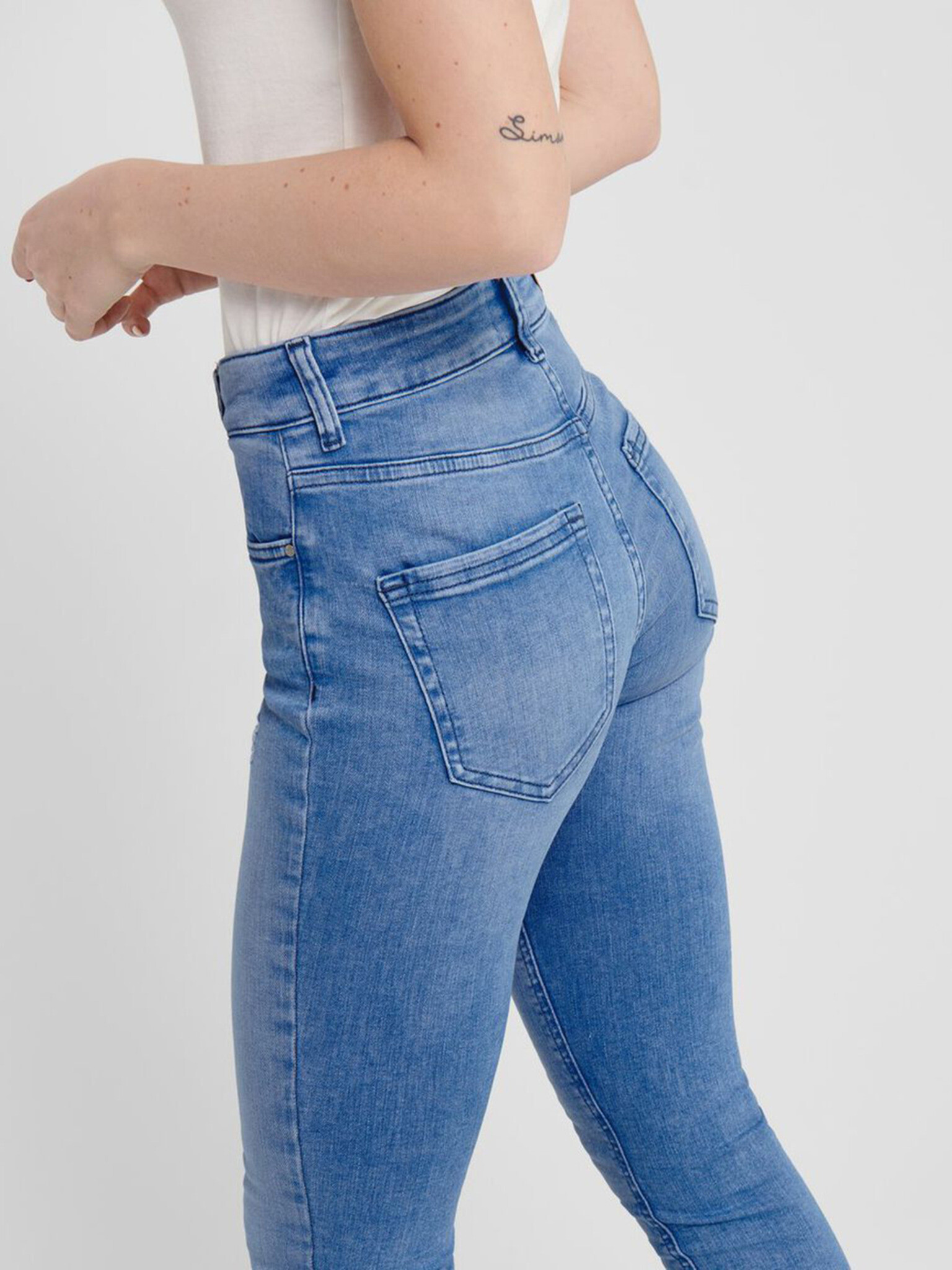 ONLY Blush Jeans Modrá - Pepit.cz