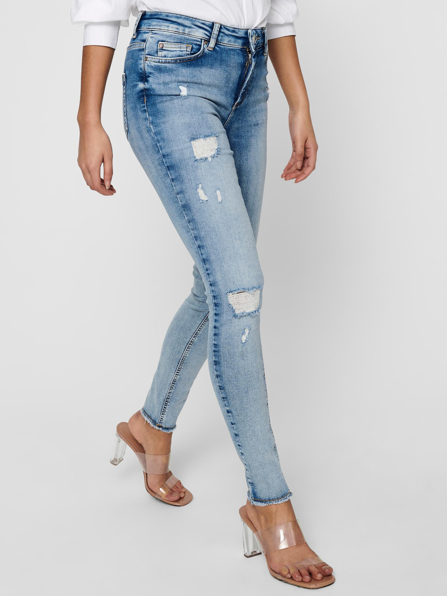 ONLY Blush Jeans Modrá - Pepit.cz