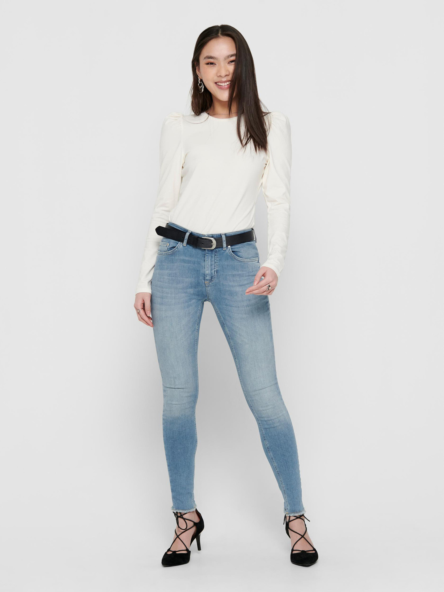 ONLY Blush Jeans Modrá - Pepit.cz