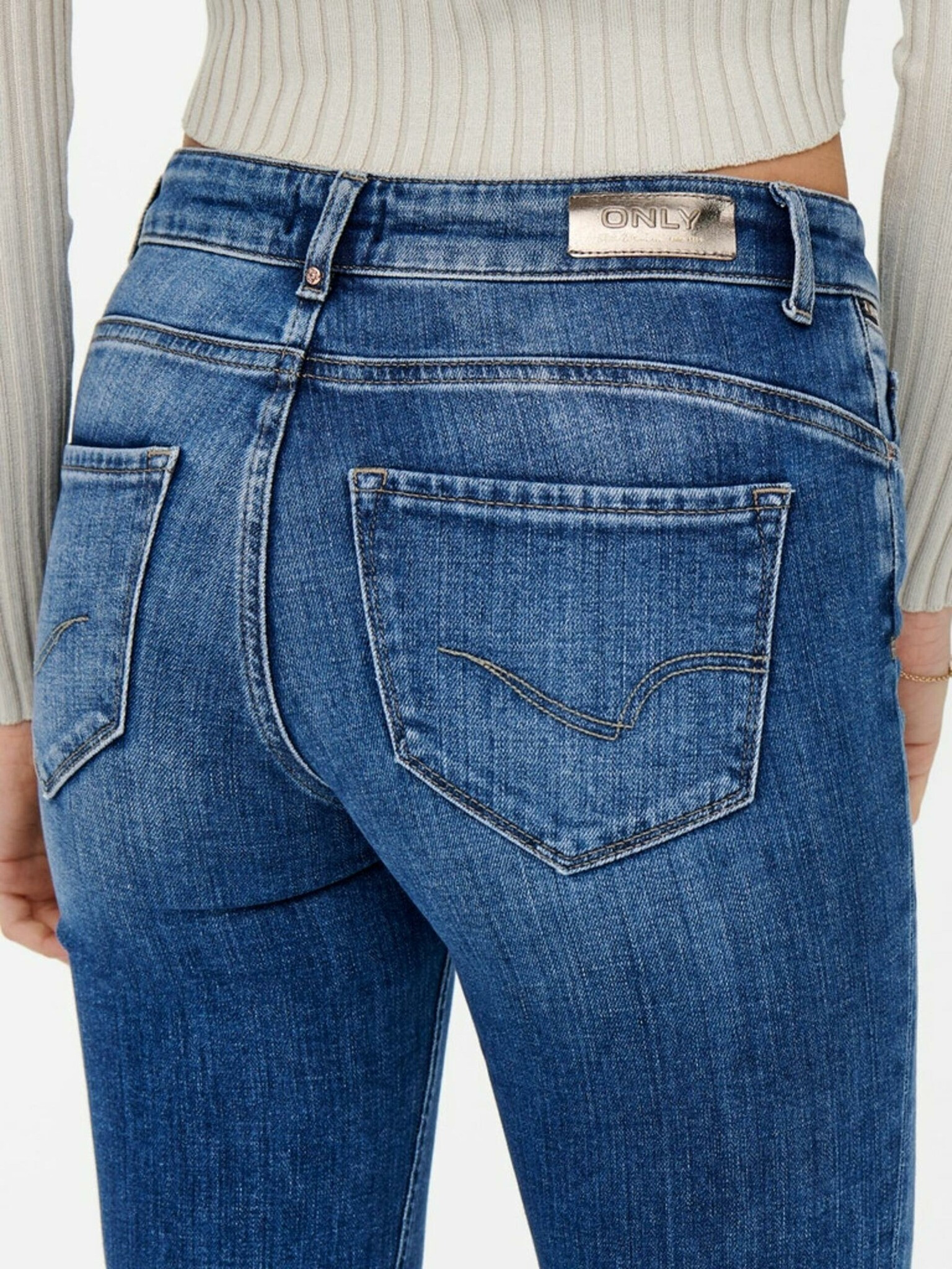 ONLY Eva Jeans Modrá - Pepit.cz