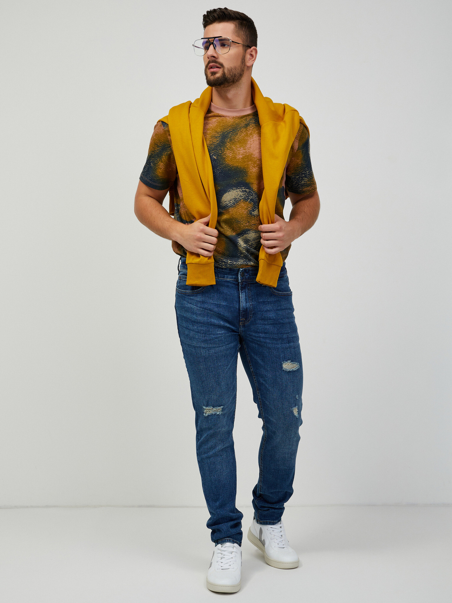 ONLY & SONS Loom Jeans Modrá - Pepit.cz