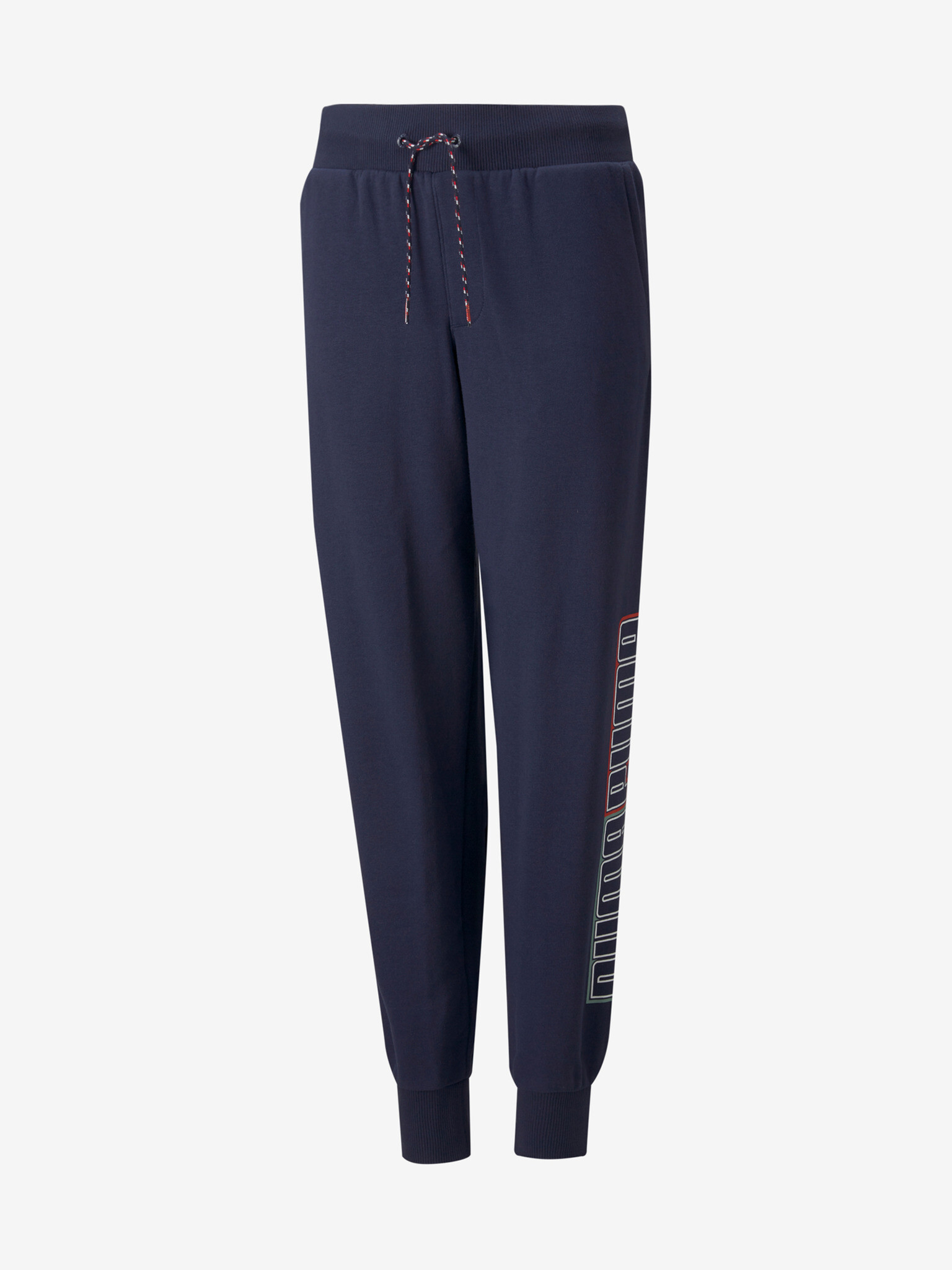 Puma Alpha Sweatpants Tepláky dětské Modrá - Pepit.cz