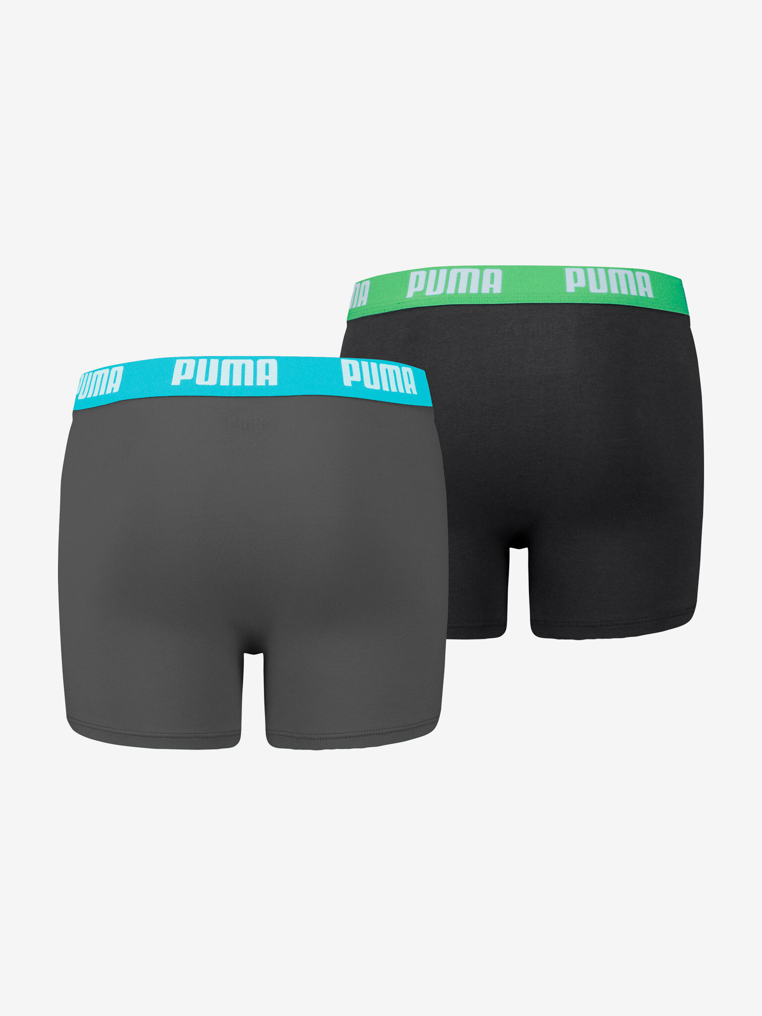 Puma Boxerky 2 ks dětské Černá Šedá - Pepit.cz