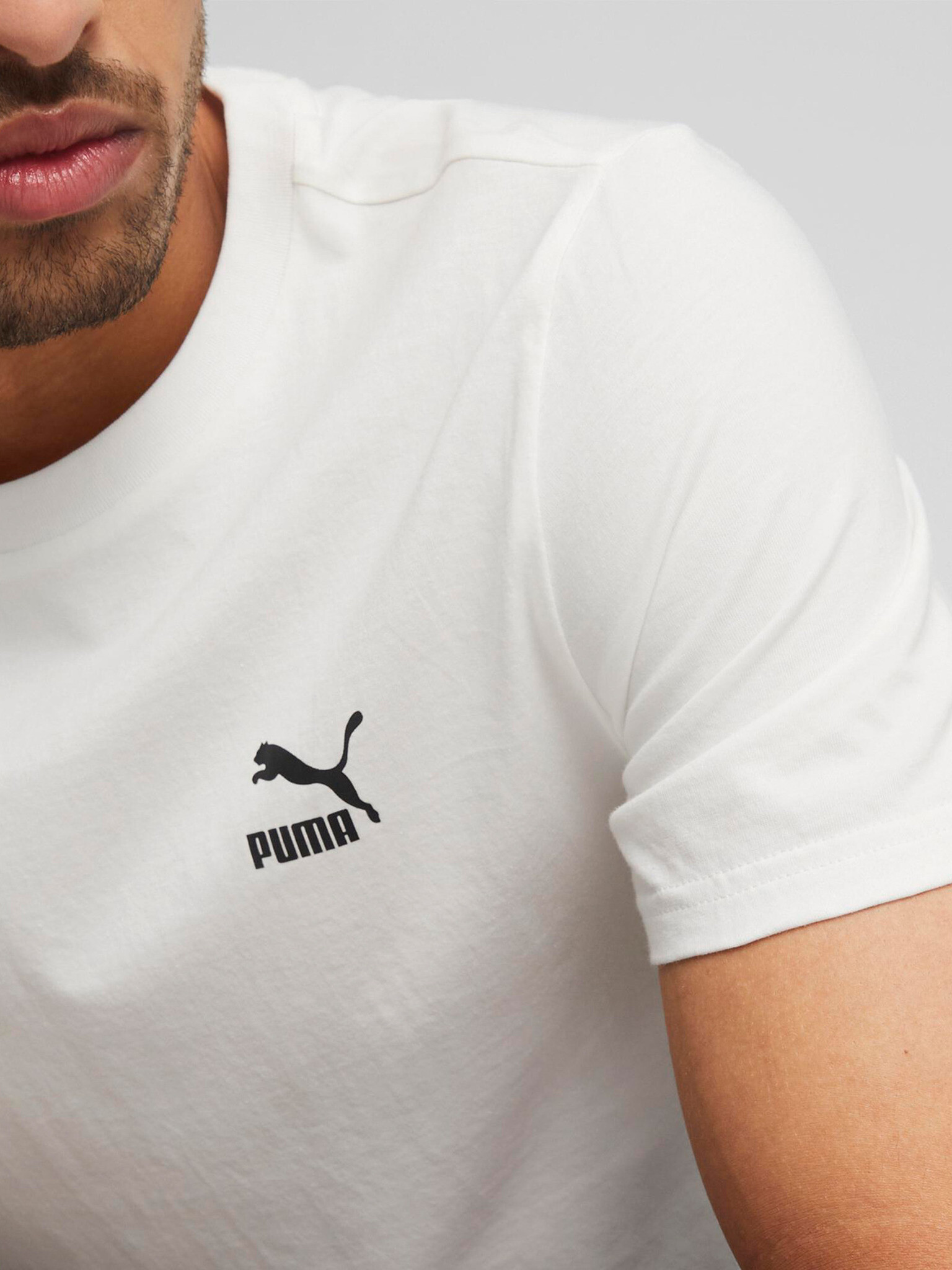 Puma Classics Small Logo Triko Bílá - Pepit.cz