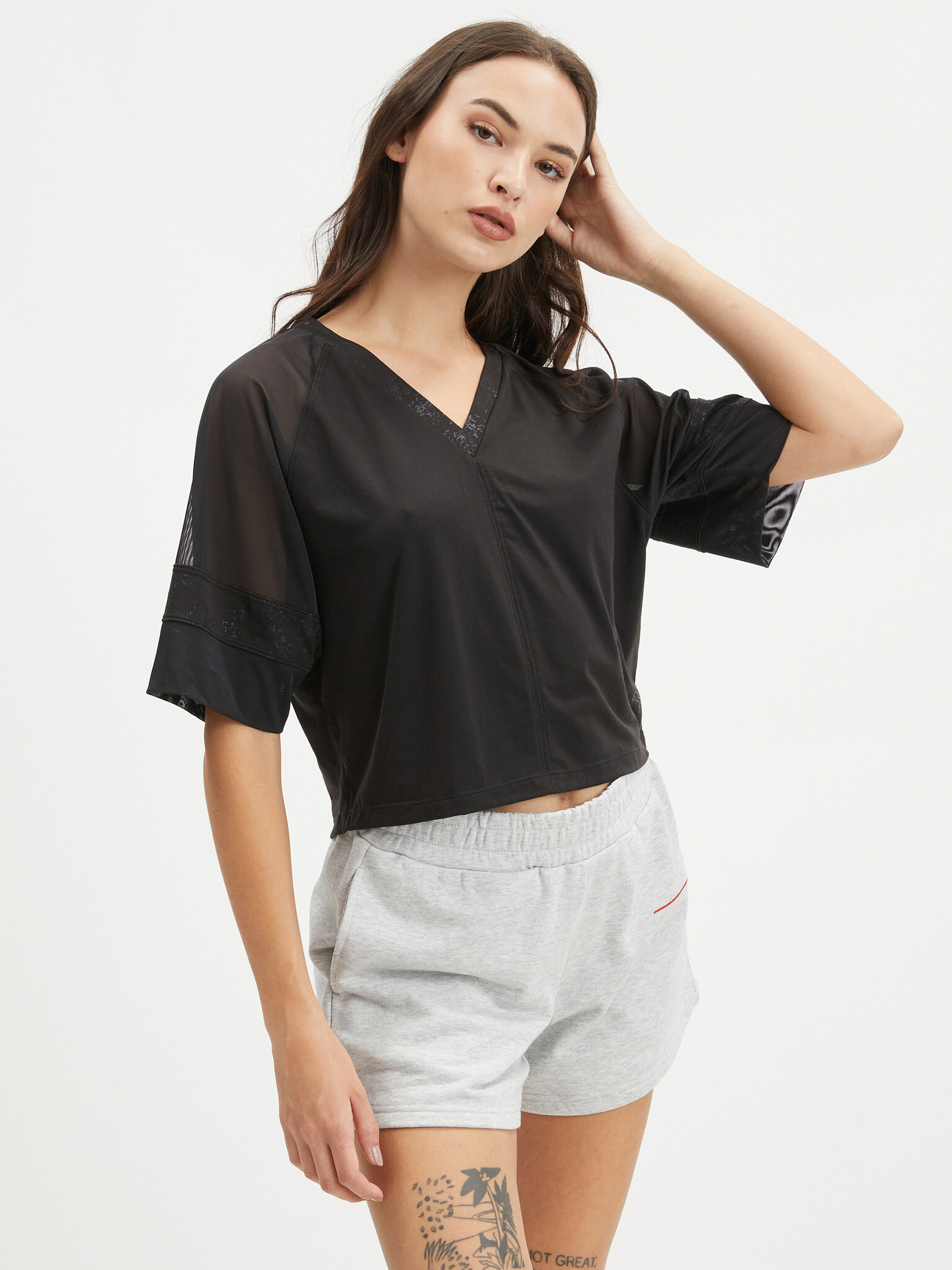 Puma Crop top Černá - Pepit.cz