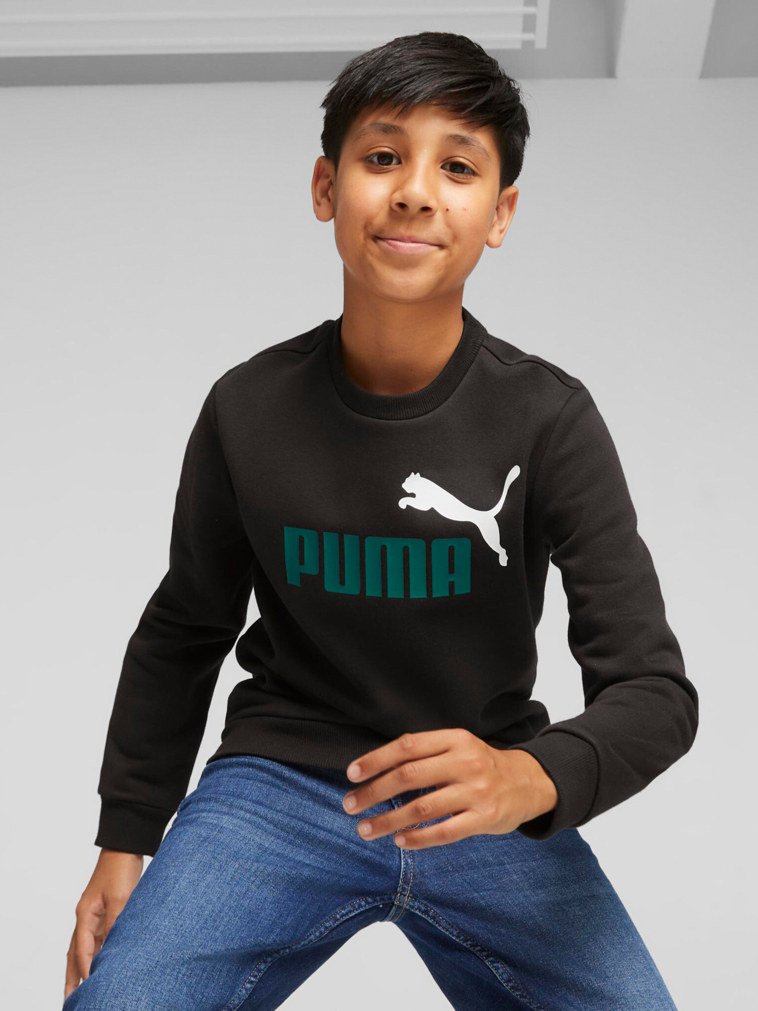 Puma ESS+ 2 Col Mikina dětská Černá - Pepit.cz