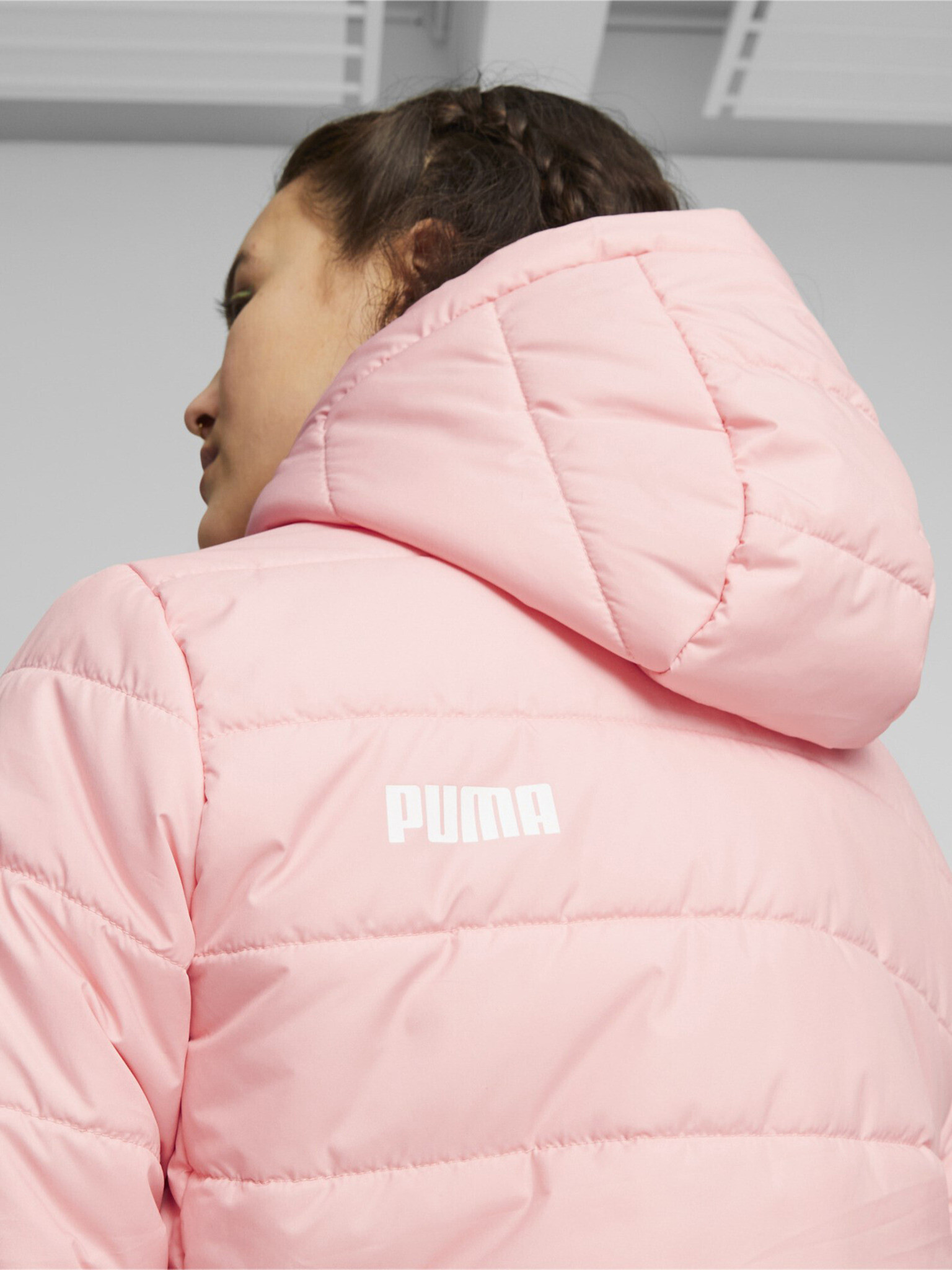 Puma Ess Padded Zimní bunda Růžová - Pepit.cz