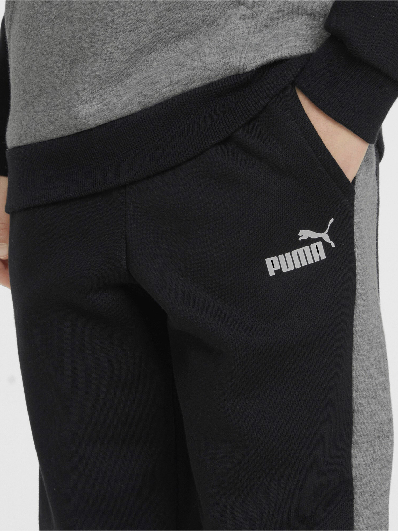 Puma ESS Tepláky dětské Černá - Pepit.cz