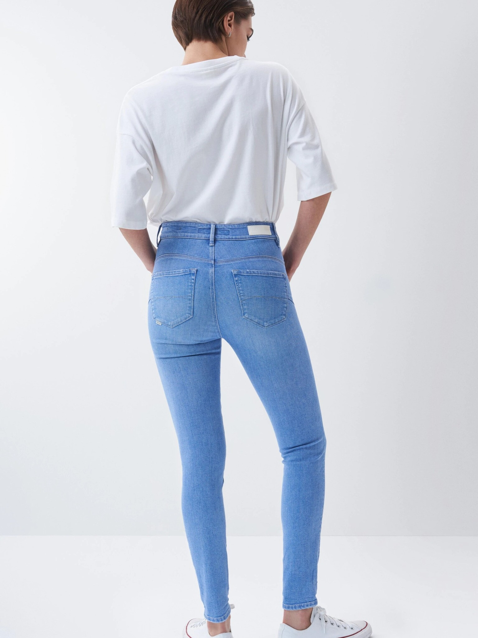 Salsa Jeans Secret Glamour Jeans Modrá - Pepit.cz