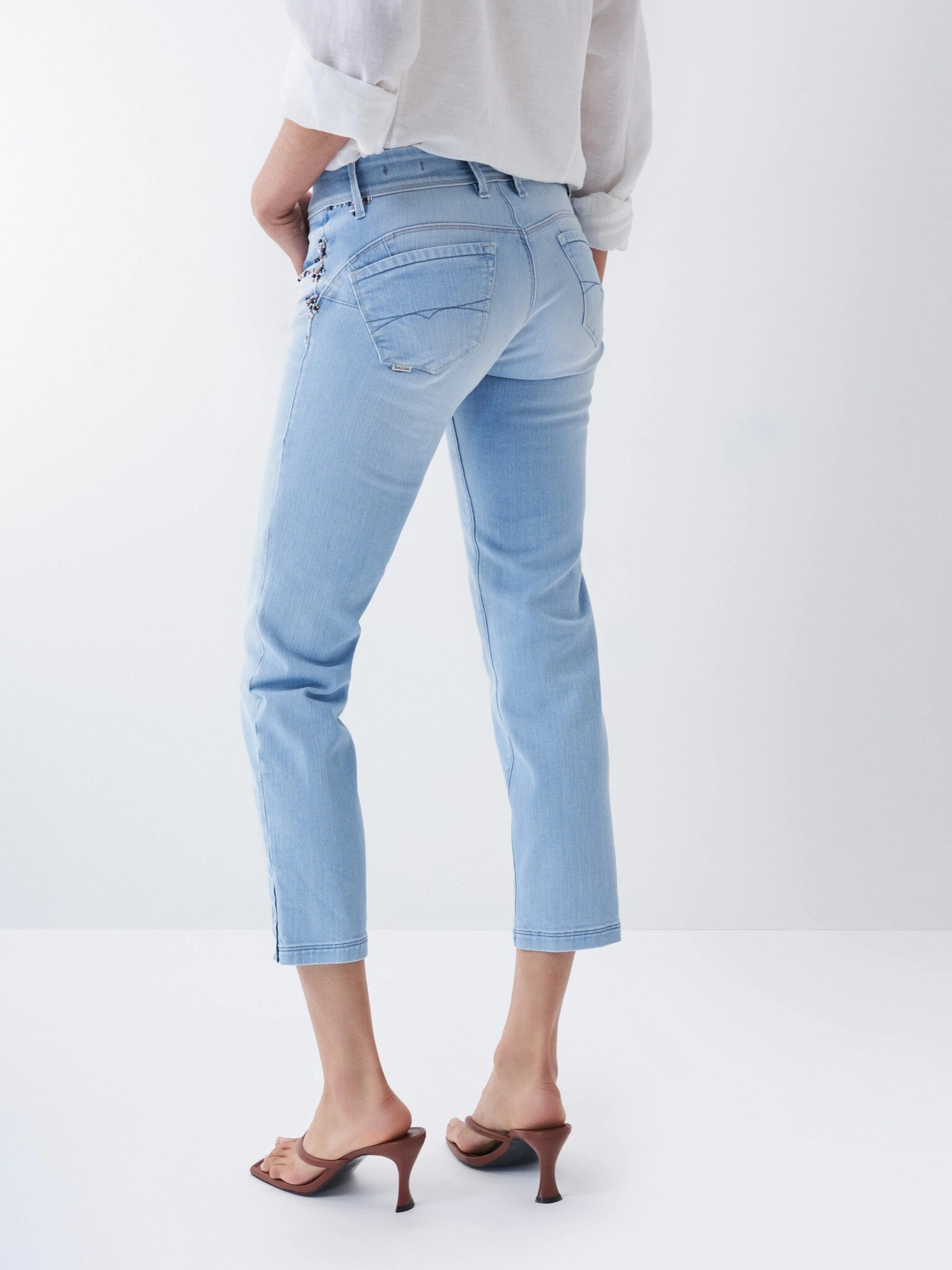 Salsa Jeans Wonder Jeans Modrá - Pepit.cz