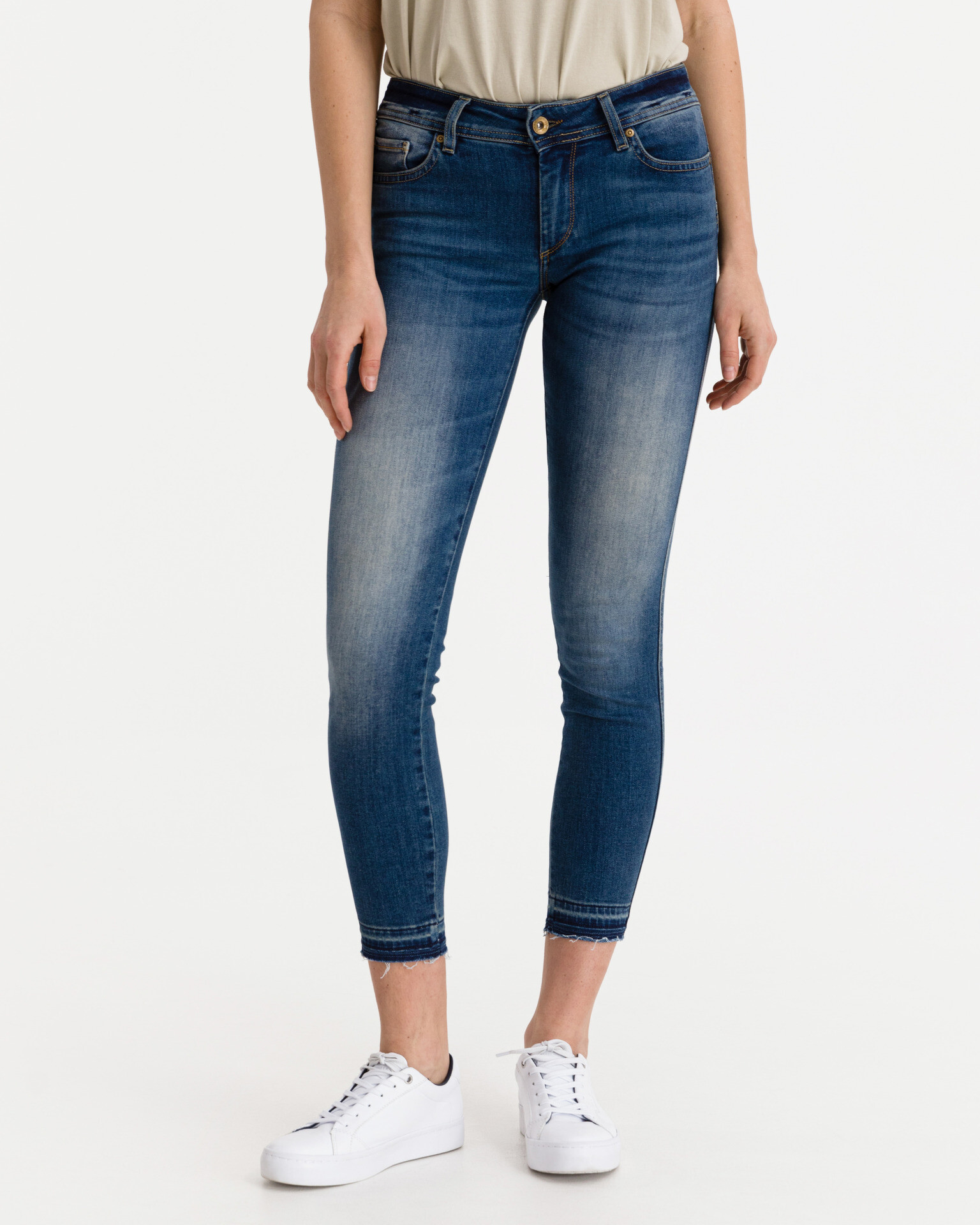 Salsa Jeans Wonder Push Up Jeans Modrá - Pepit.cz