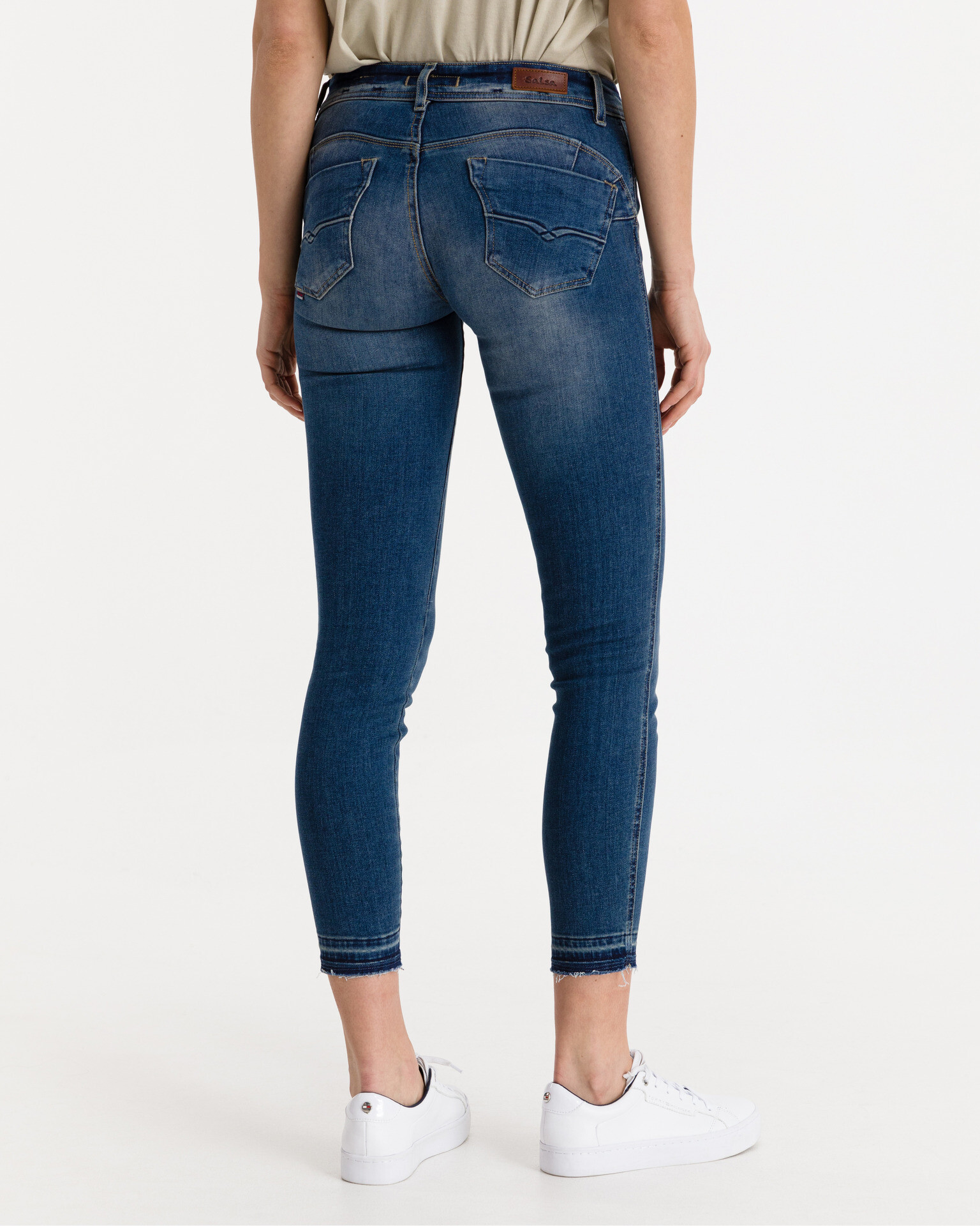 Salsa Jeans Wonder Push Up Jeans Modrá - Pepit.cz