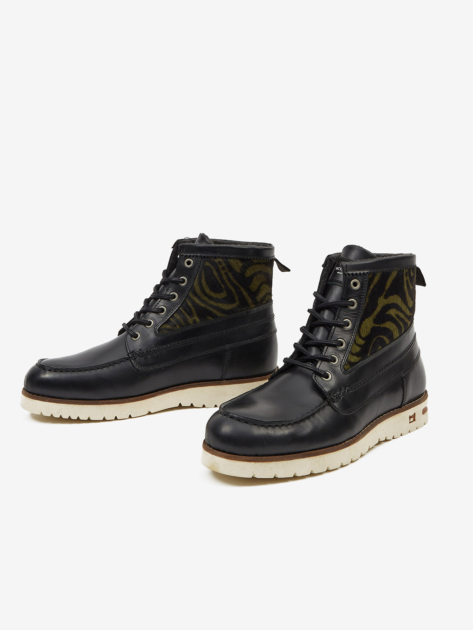 Scotch & Soda Levant Mid Boot Kotníková obuv Černá - Pepit.cz