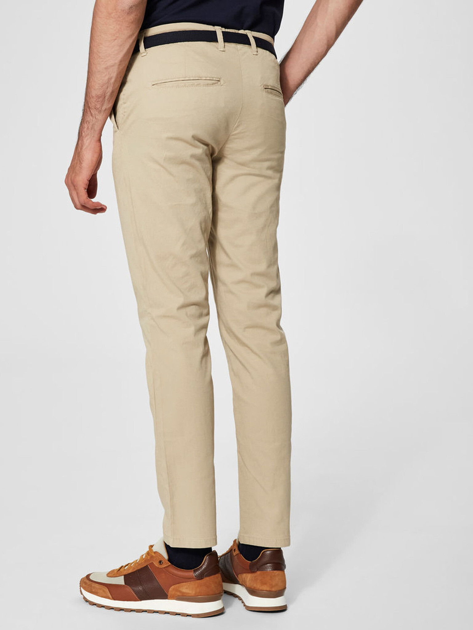 Selected Homme Yard Chino Kalhoty Béžová - Pepit.cz