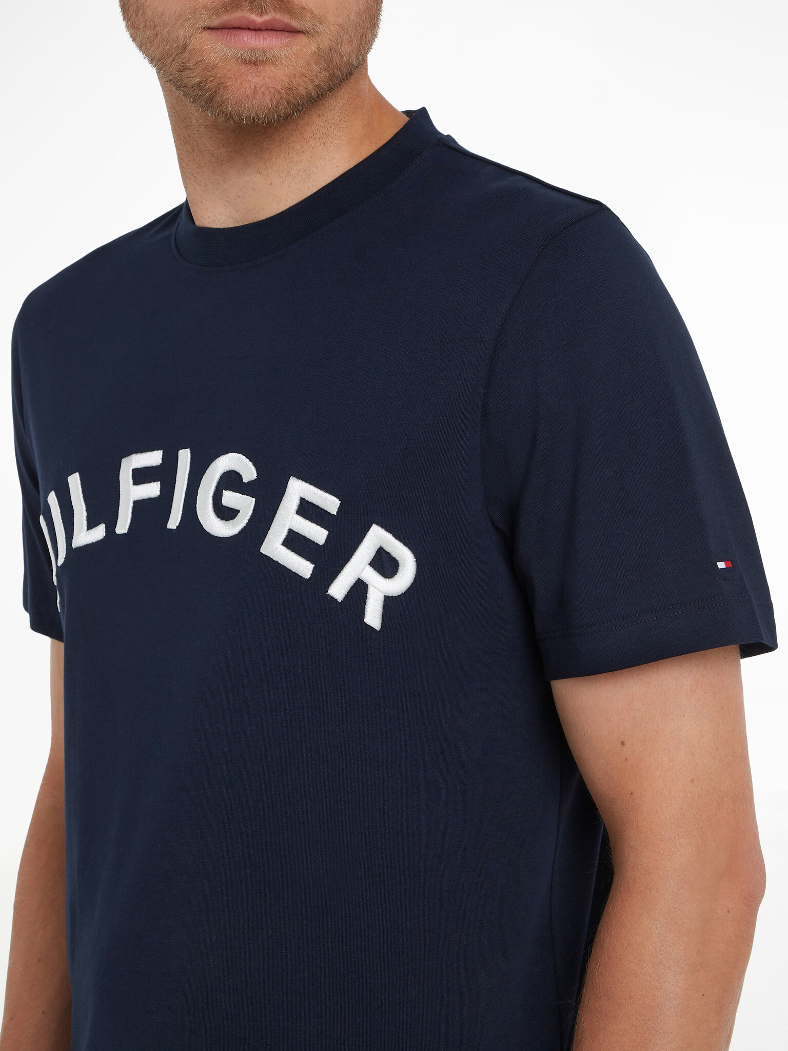 Tommy Hilfiger Arched Triko Modrá - Pepit.cz