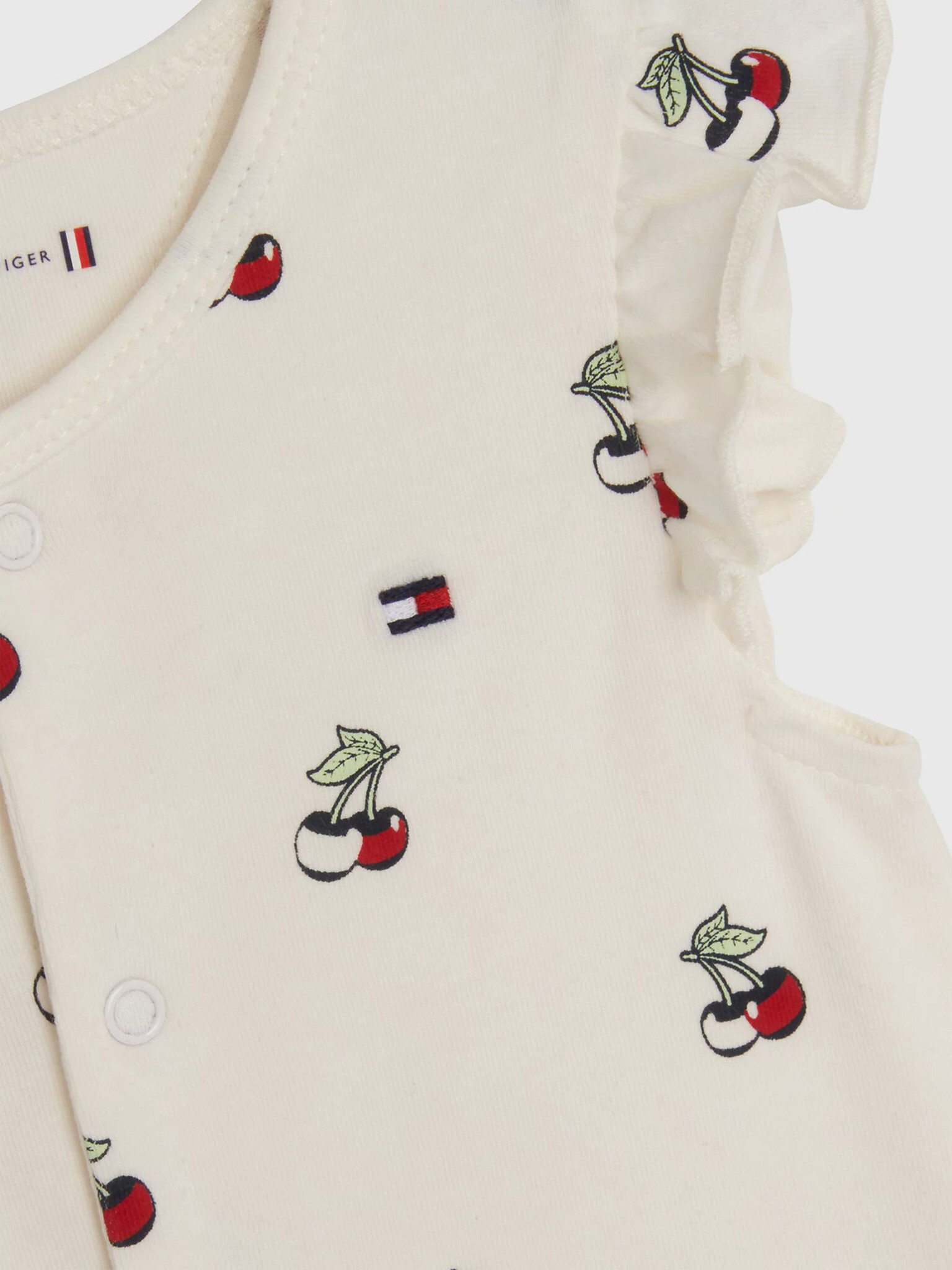 Tommy Hilfiger Baby Cherry Body dětské Bílá - Pepit.cz