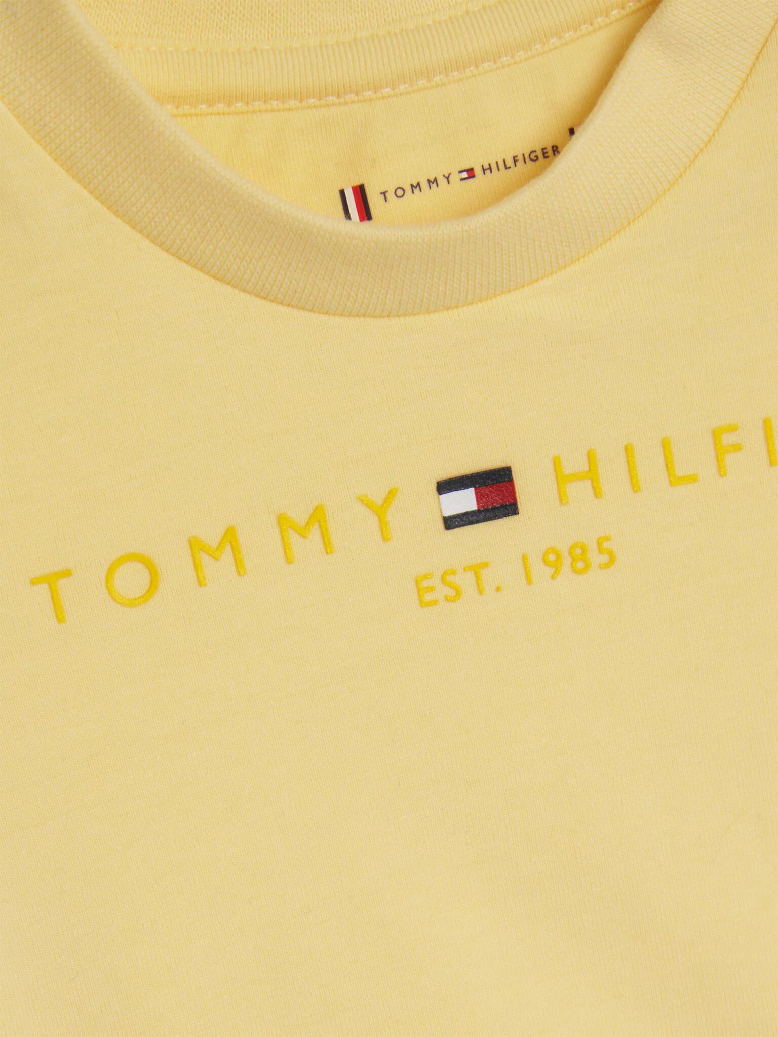 Tommy Hilfiger Baby Essential Triko dětské Žlutá - Pepit.cz