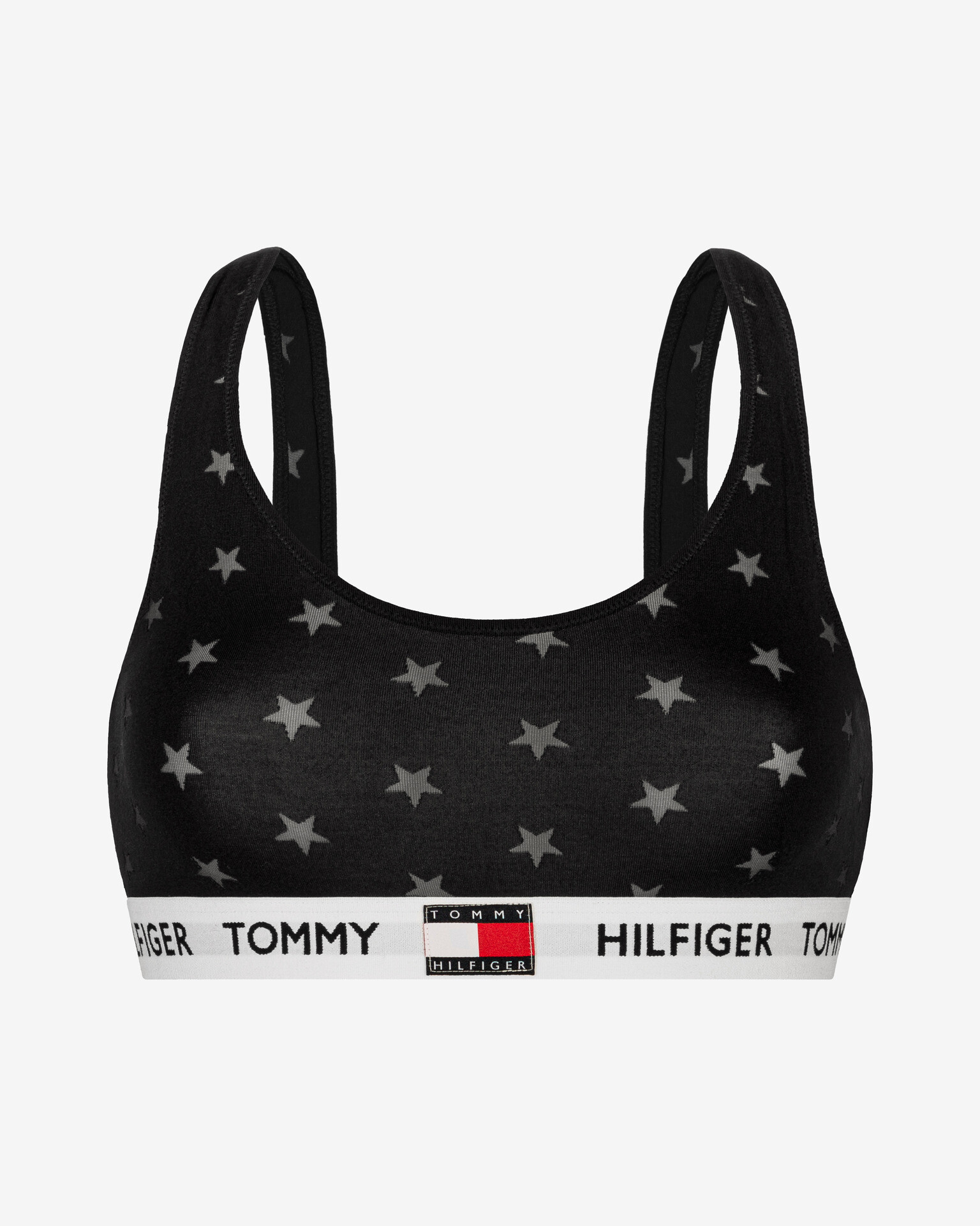 Tommy Hilfiger Burnout Podprsenka Modrá - Pepit.cz