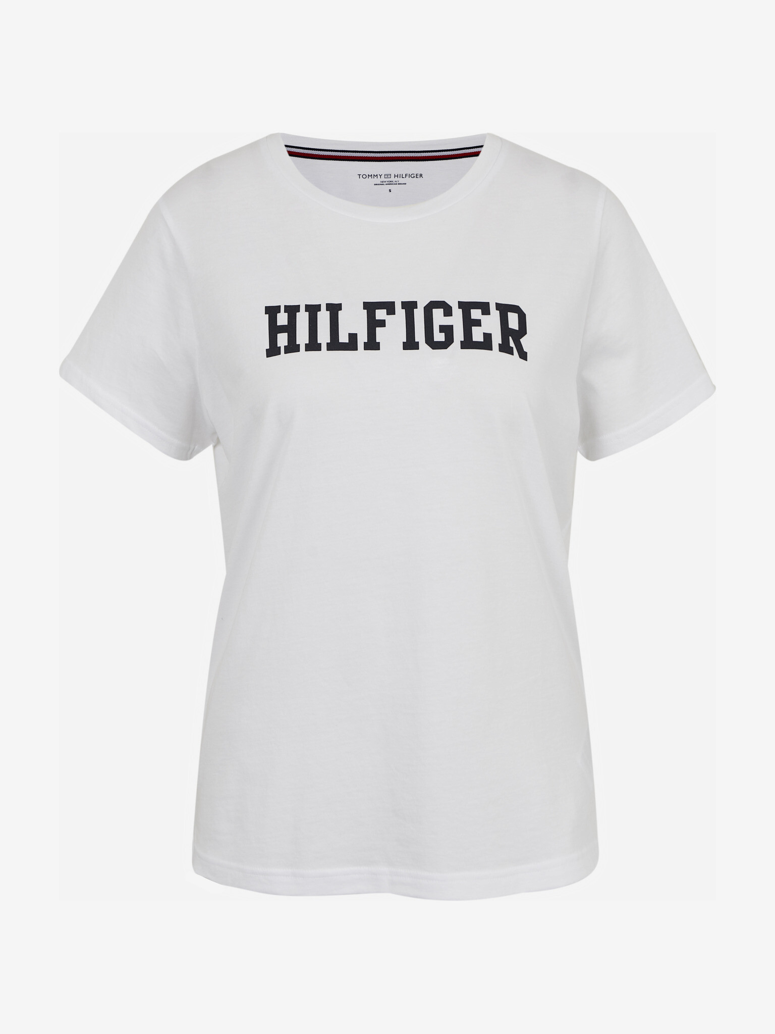 Tommy Hilfiger Lounge Organic Cotton Triko na spaní Bílá - Pepit.cz