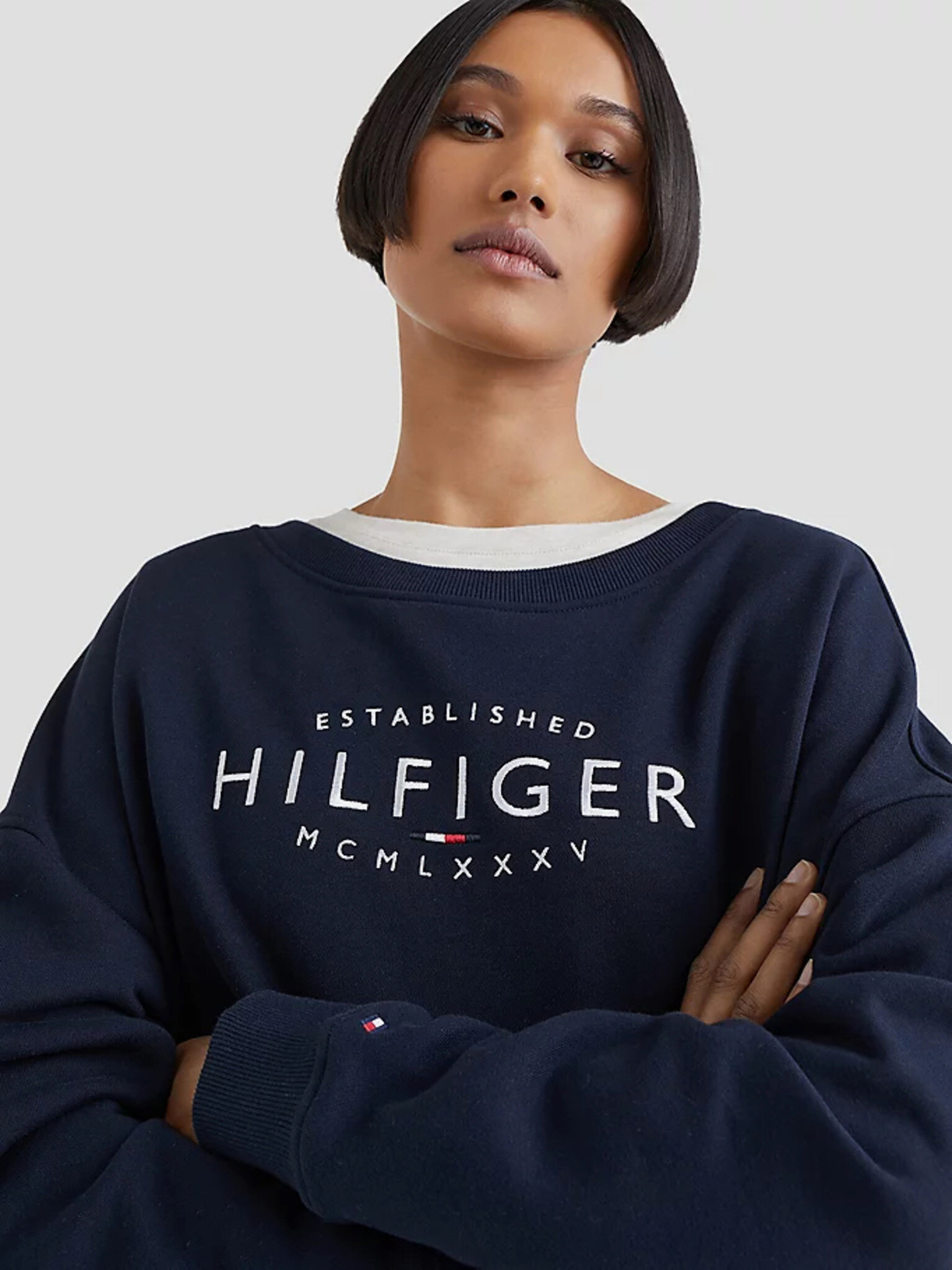 Tommy Hilfiger Mikina Modrá - Pepit.cz