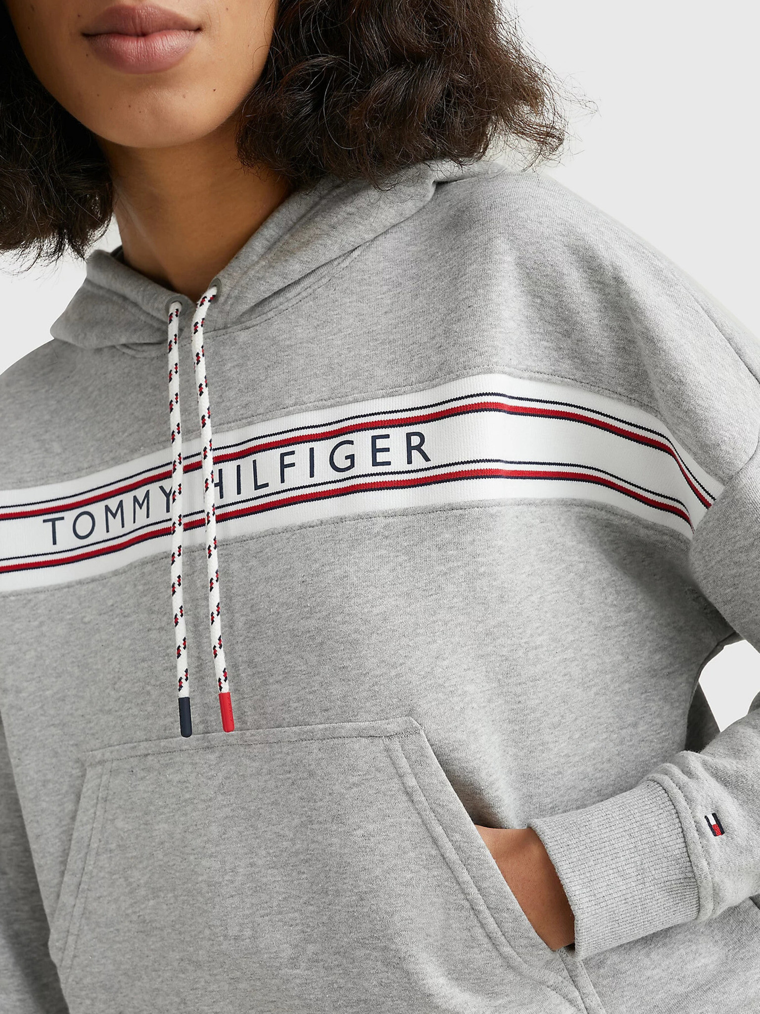 Tommy Hilfiger Mikina Šedá - Pepit.cz