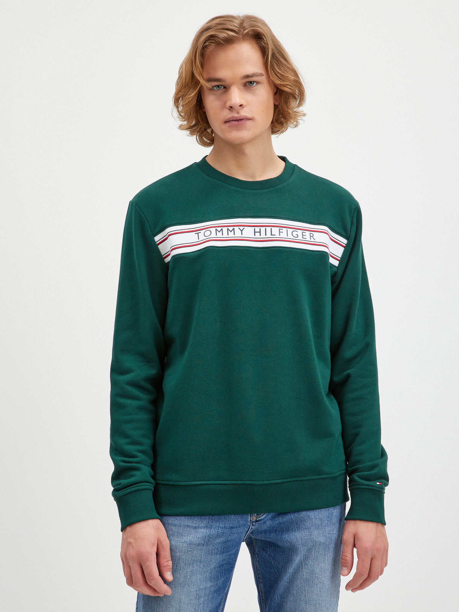 Tommy Hilfiger Mikina Zelená - Pepit.cz