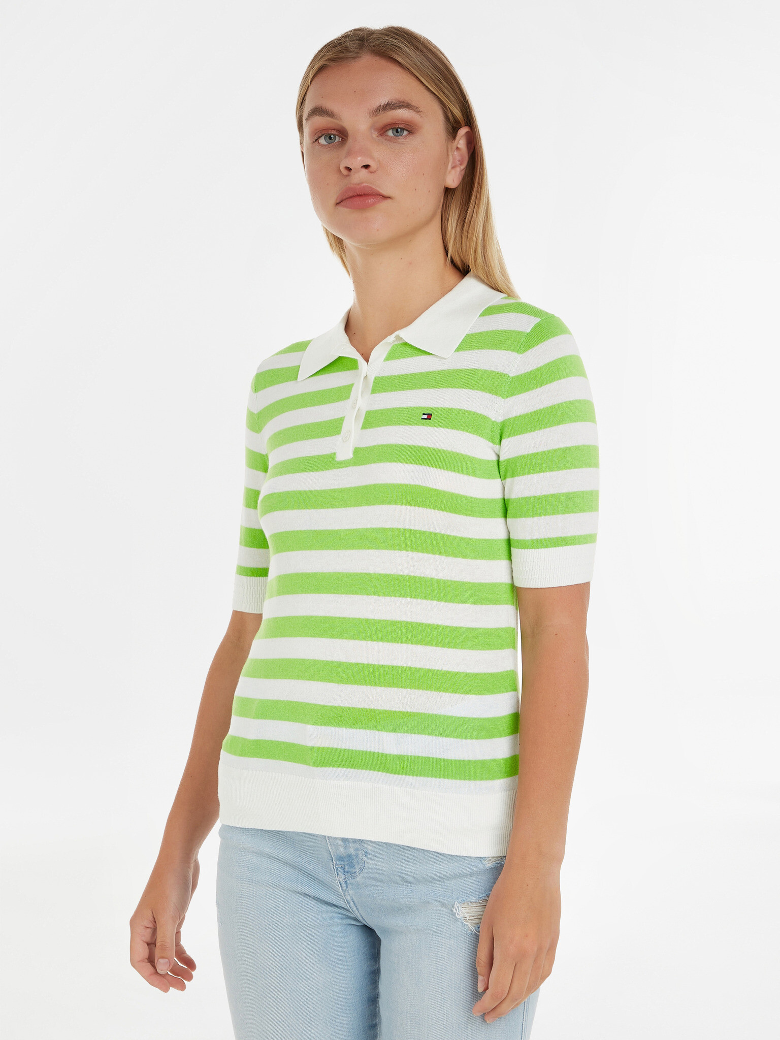 Tommy Hilfiger Polo triko Bílá - Pepit.cz