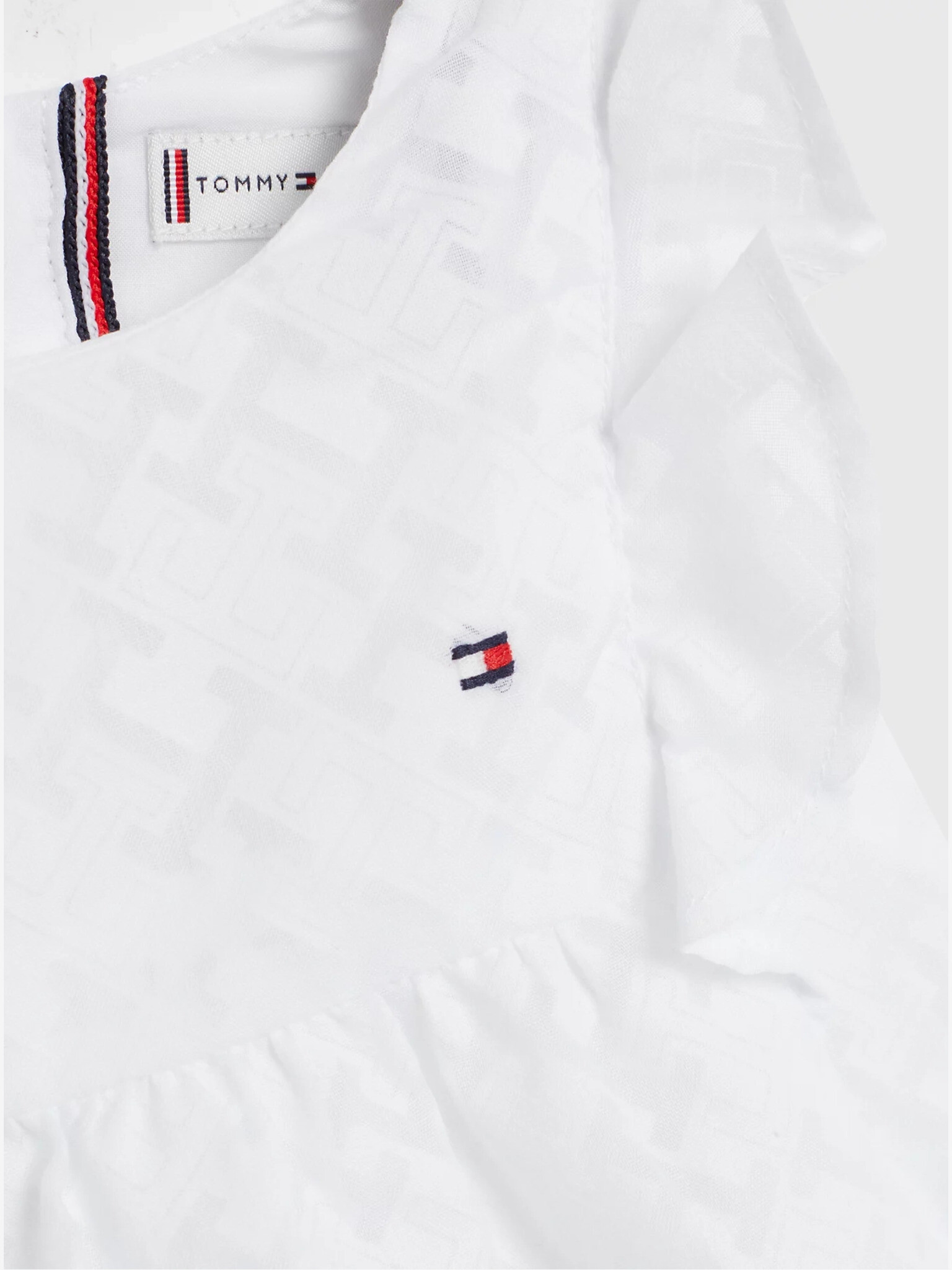 Tommy Hilfiger Šaty dětské Bílá - Pepit.cz