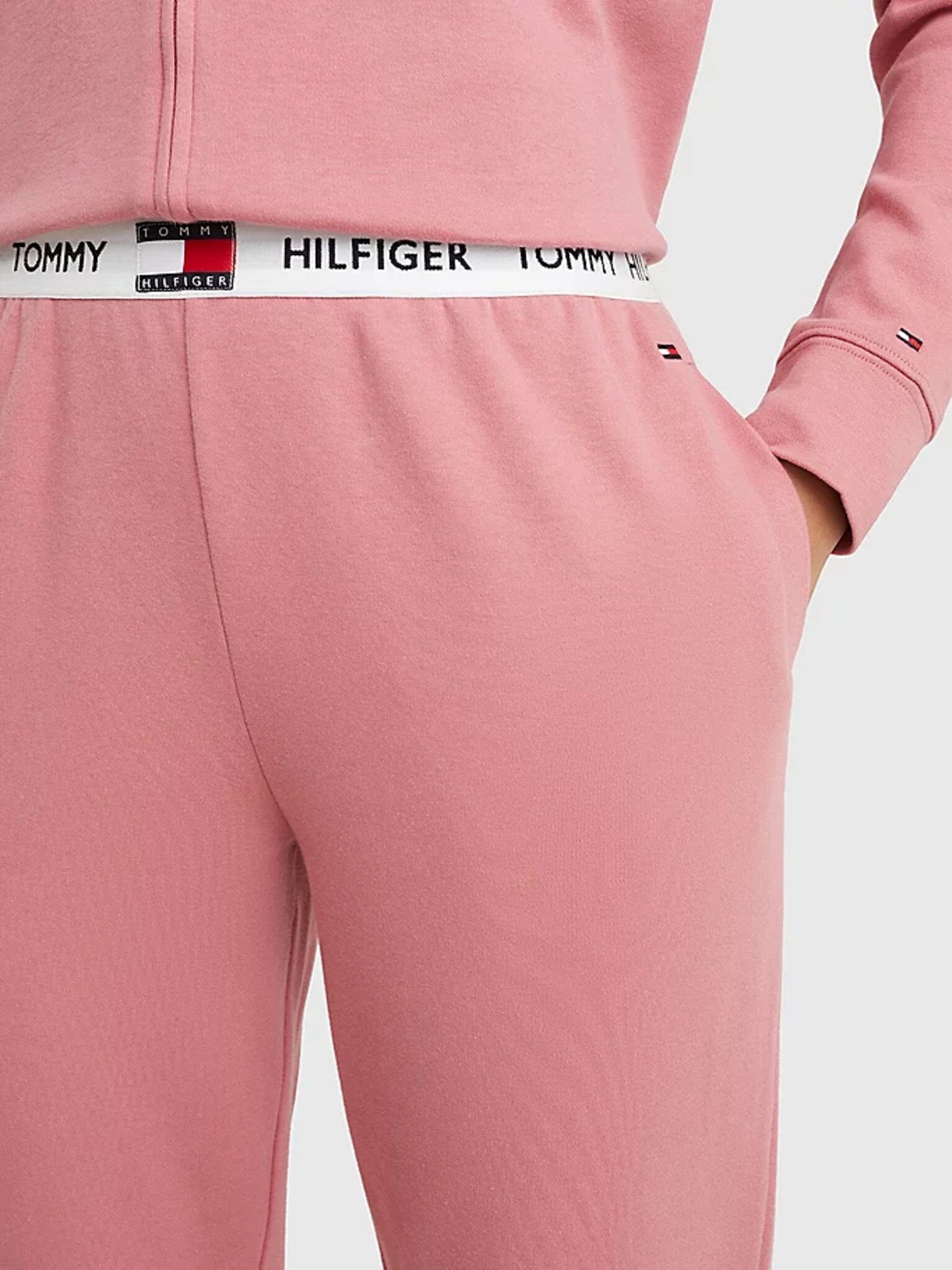 Tommy Hilfiger Tepláky Růžová - Pepit.cz