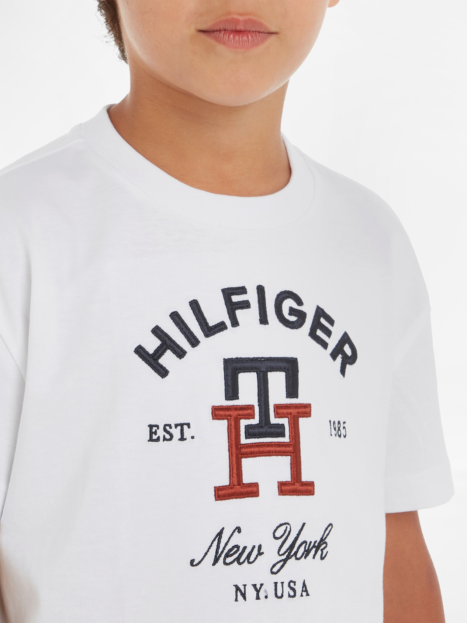 Tommy Hilfiger Triko dětské Bílá - Pepit.cz