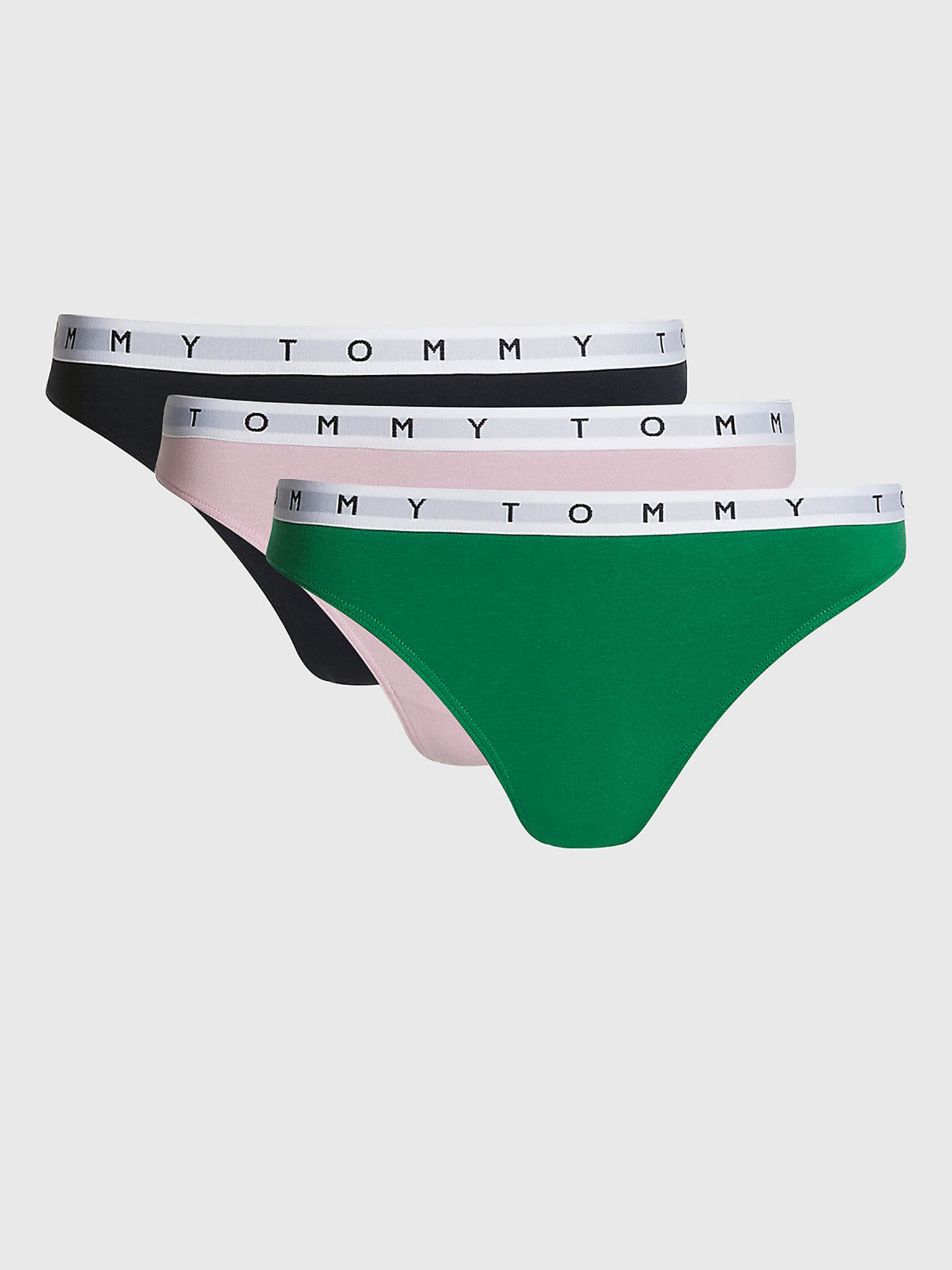 Tommy Hilfiger Underwear Kalhotky 3 ks Zelená - Pepit.cz