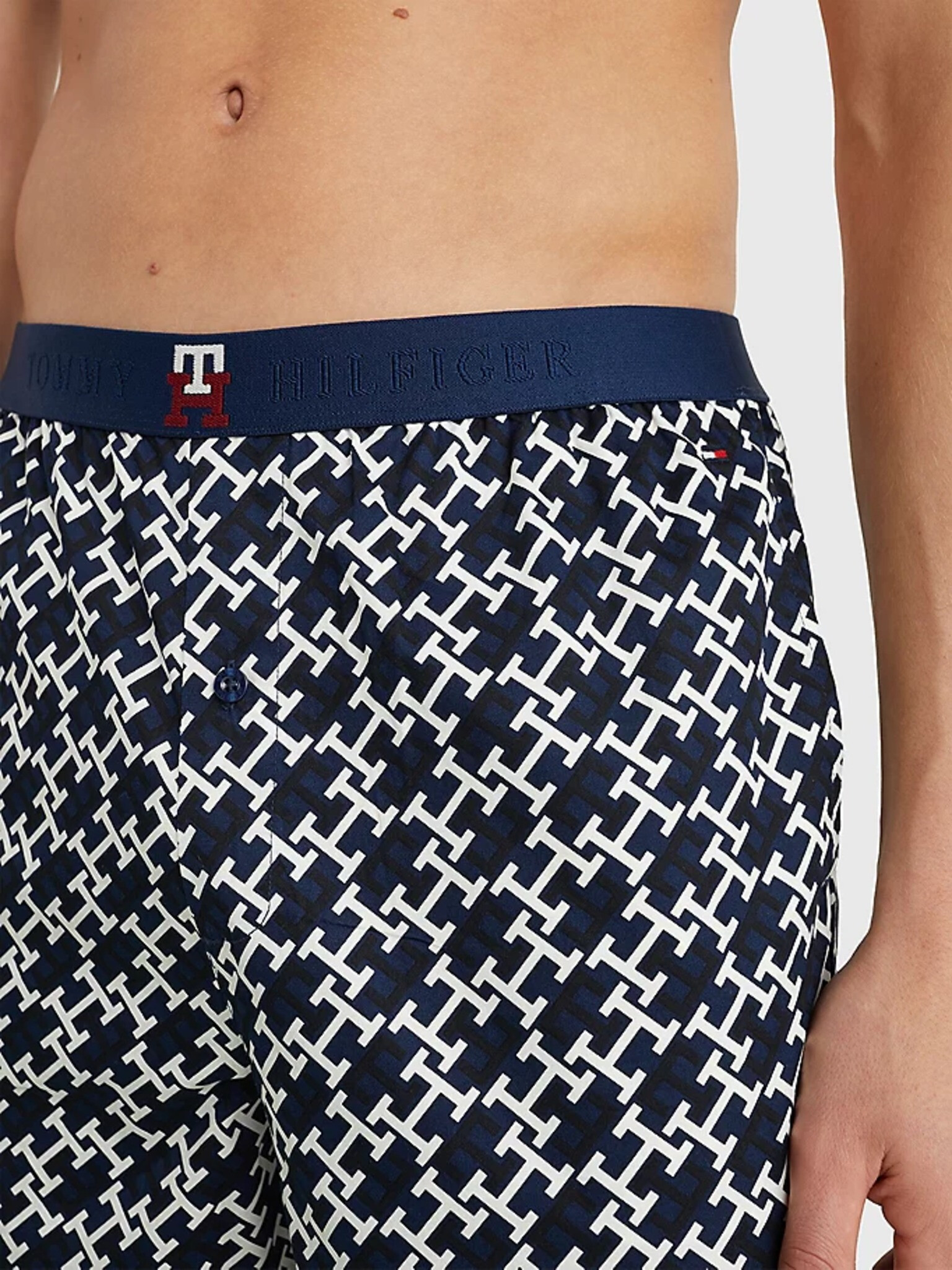 Tommy Hilfiger Underwear Kalhoty na spaní Modrá - Pepit.cz