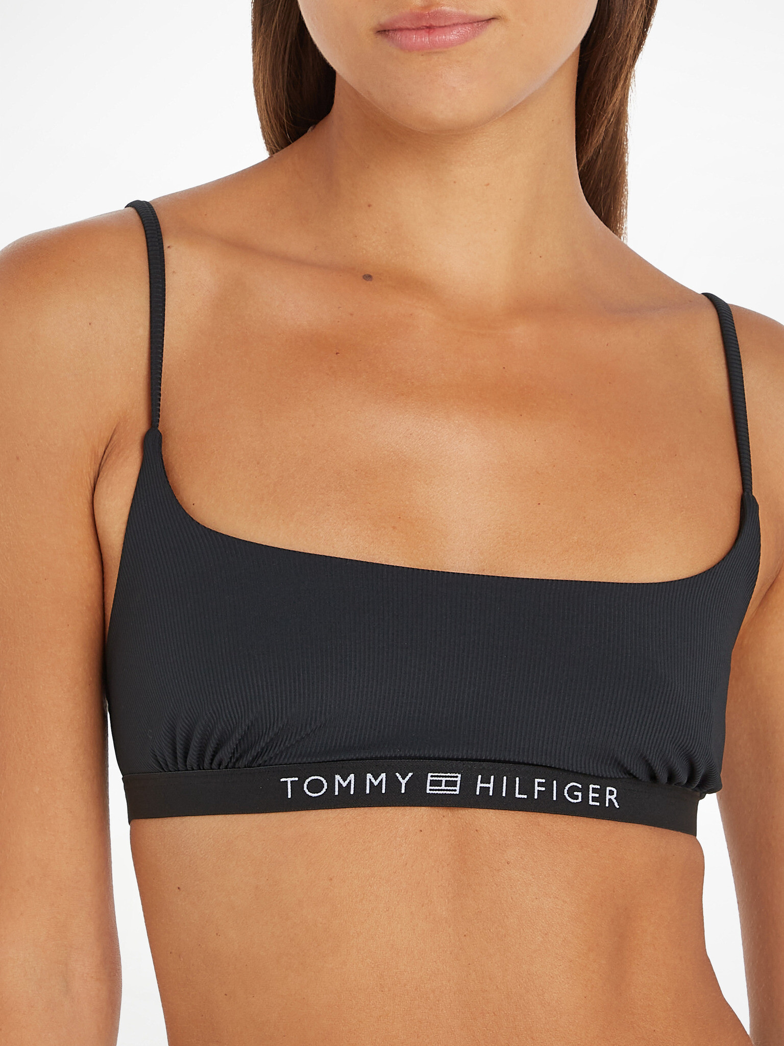 Tommy Hilfiger Underwear Vrchní díl plavek Černá - Pepit.cz