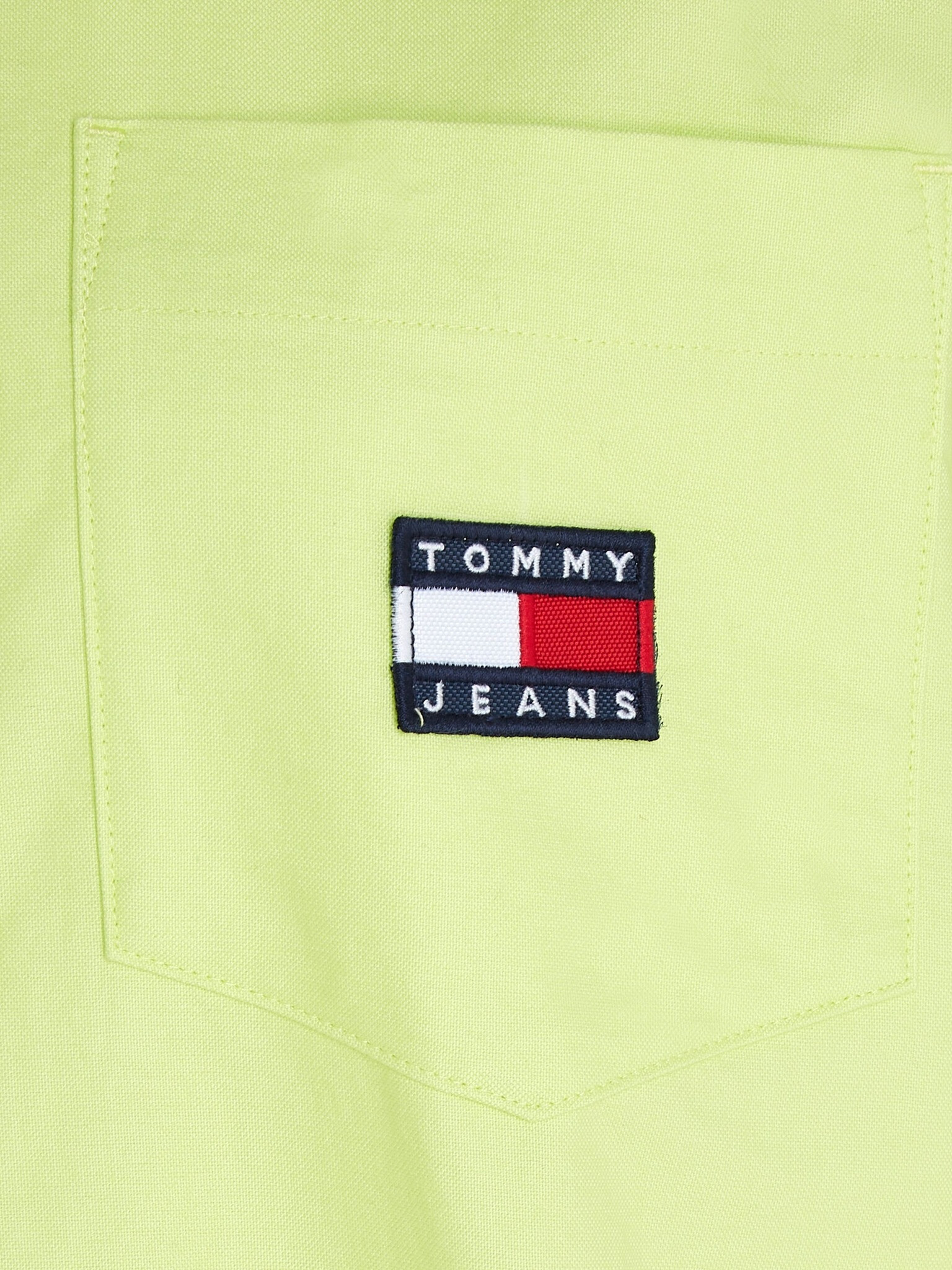 Tommy Jeans Badge Boyfriend Košile Žlutá - Pepit.cz