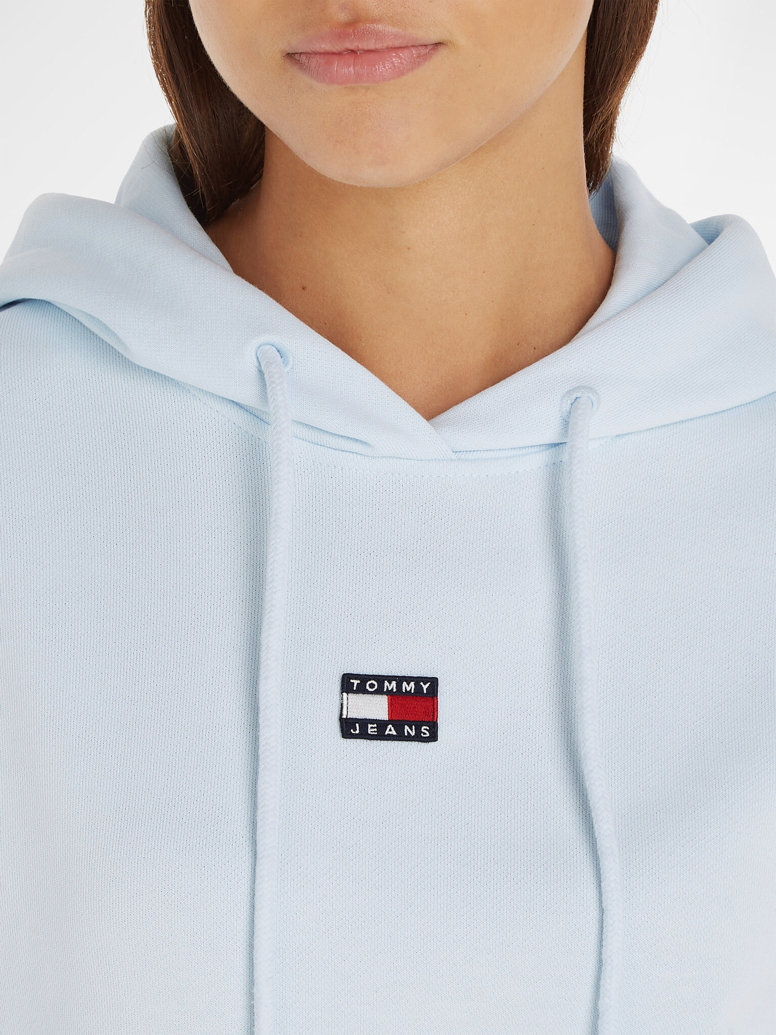 Tommy Jeans Badge Hoodie Mikina Modrá - Pepit.cz