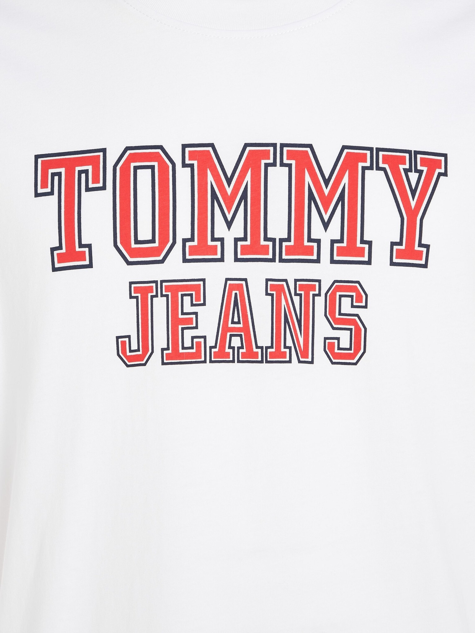 Tommy Jeans Essential Triko Bílá - Pepit.cz