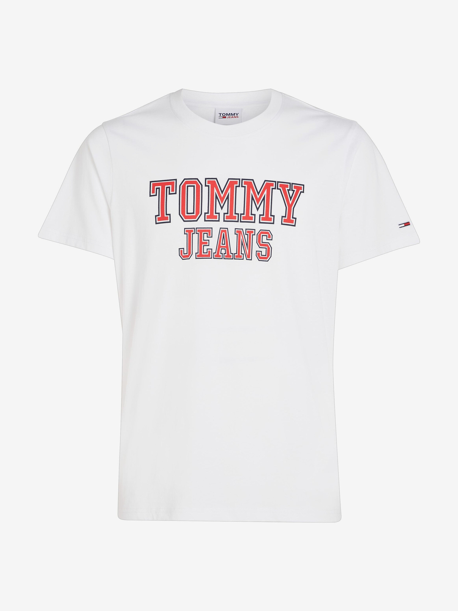 Tommy Jeans Essential Triko Bílá - Pepit.cz