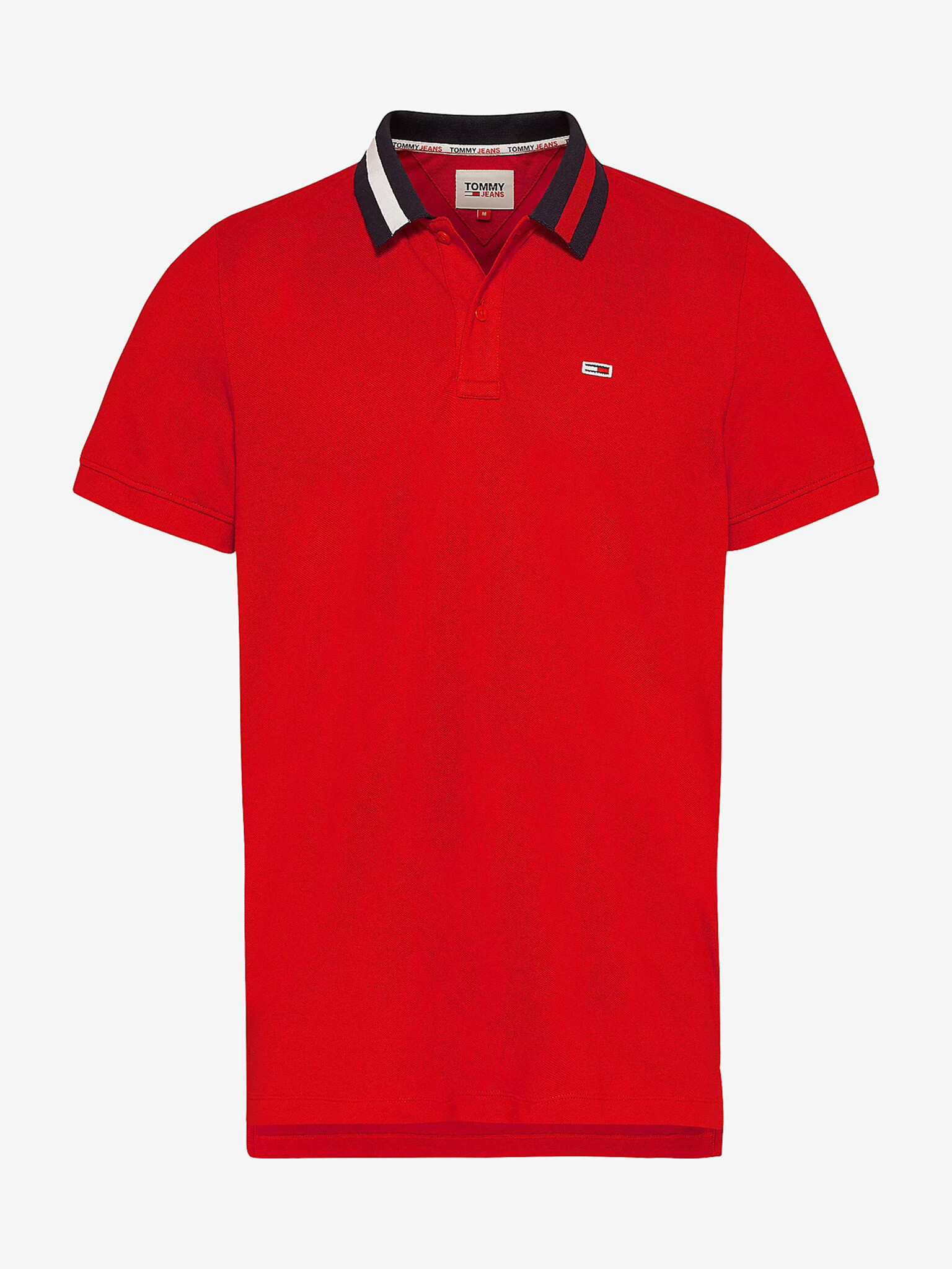 Tommy Jeans Polo triko Červená - Pepit.cz