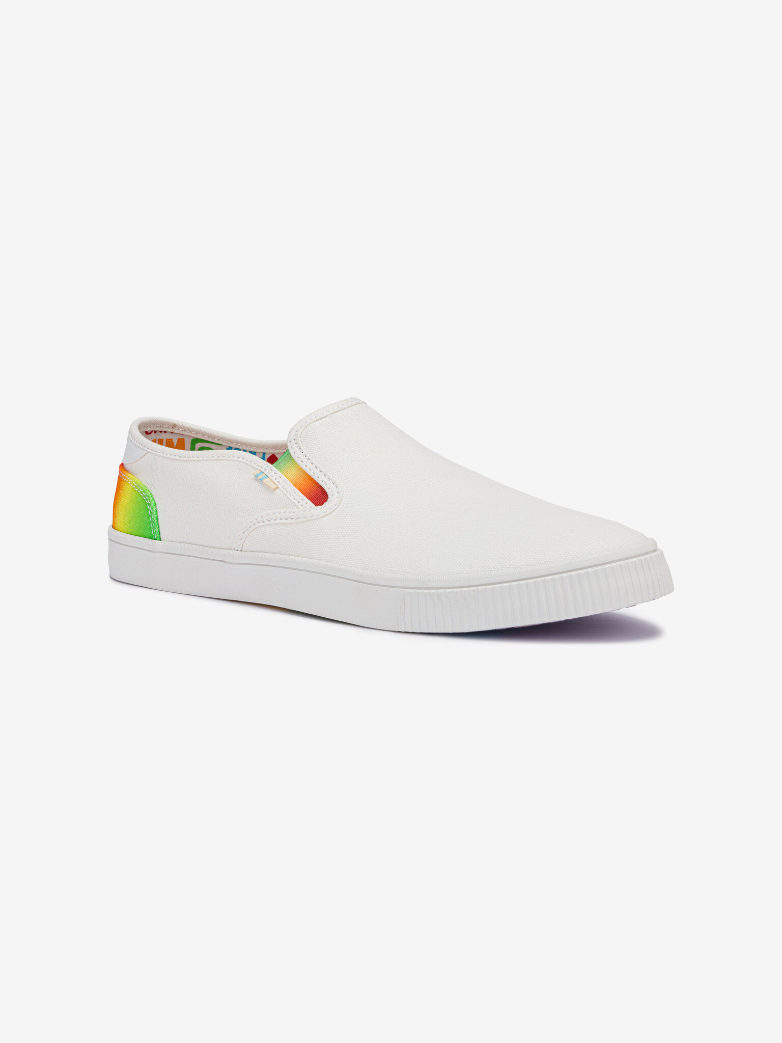 TOMS Unity Canvas Slip On Bílá - Pepit.cz