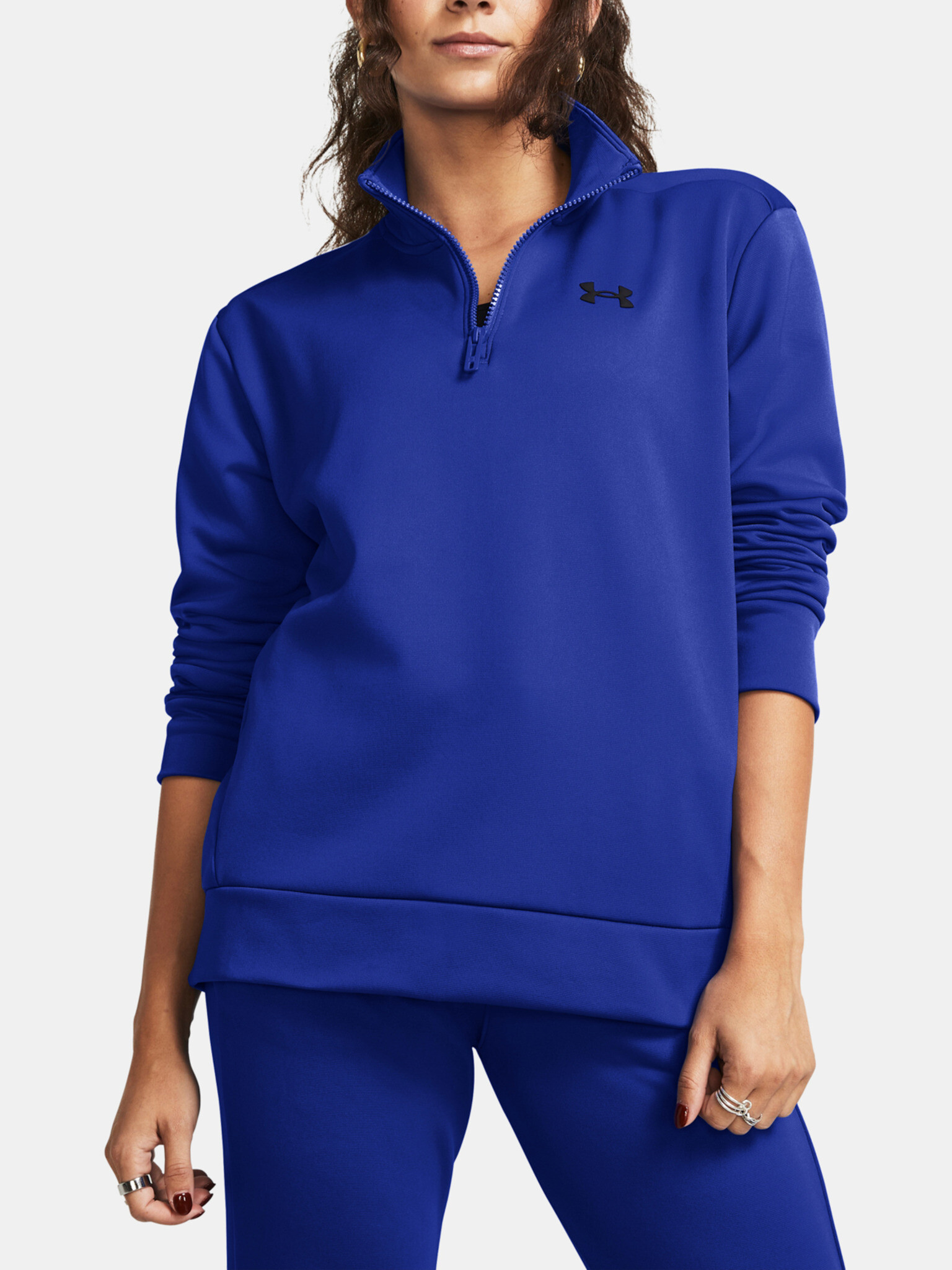 Under Armour Armour Fleece QZ Mikina Modrá - Pepit.cz