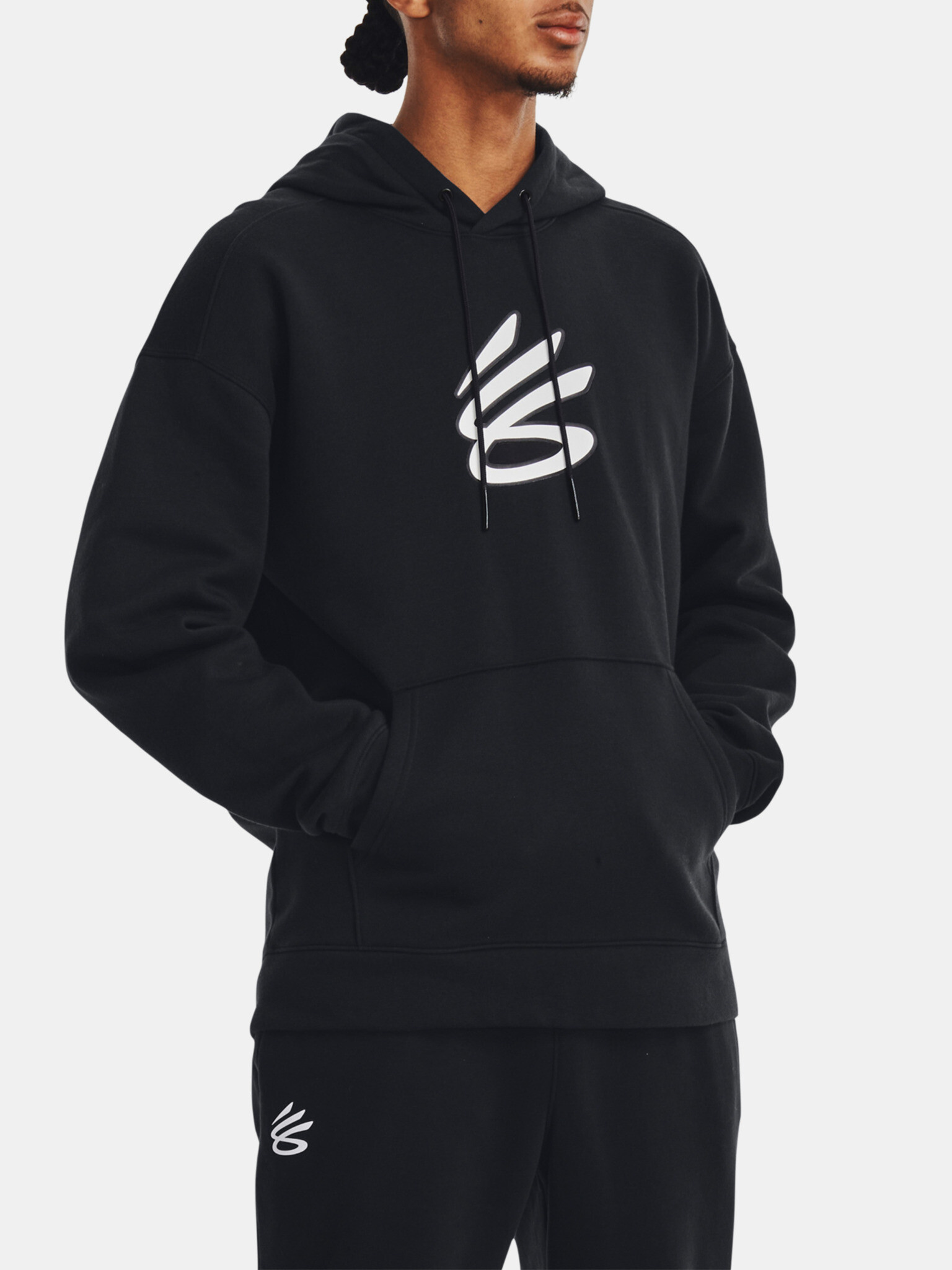 Under Armour Curry Big Splash PO Hoodie Mikina Černá - Pepit.cz