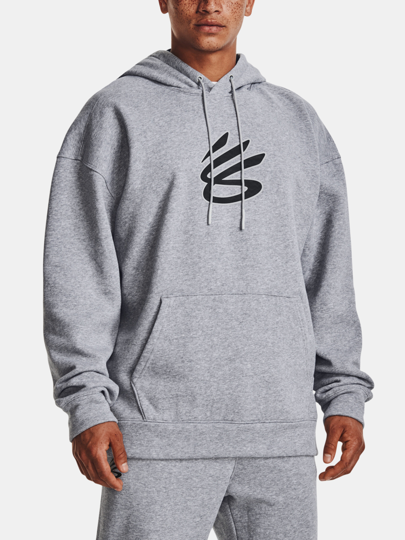 Under Armour Curry Big Splash PO Hoodie Mikina Šedá - Pepit.cz